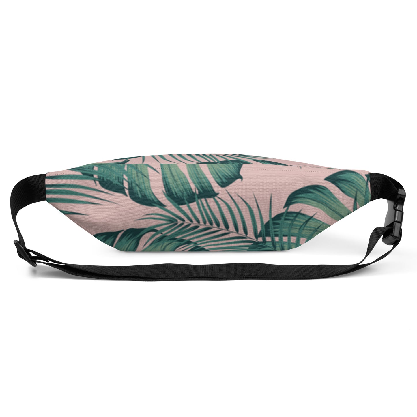 Pink/ Green Palm Leaves CrossBody/ Fanny Pack