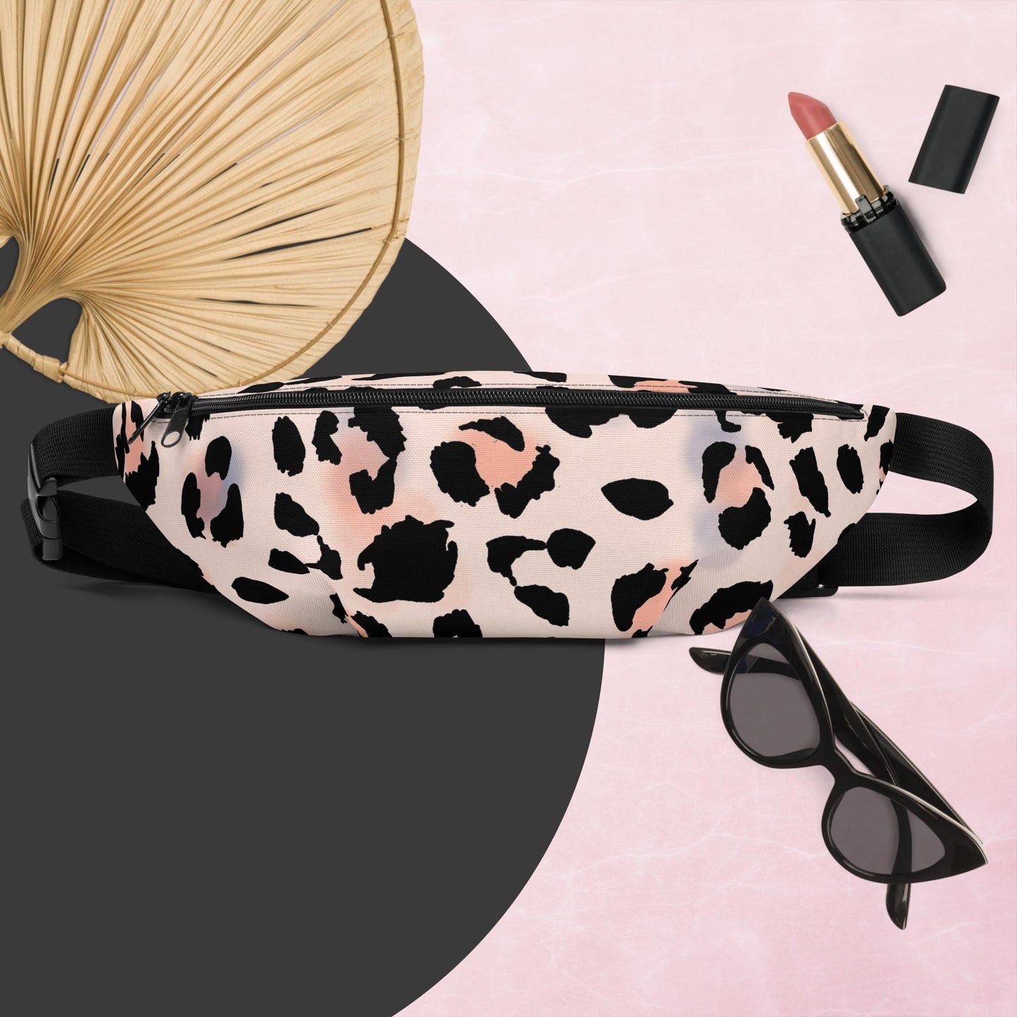 Leopard All Over Print CrossBody/Fanny Pack (R4P Inside Label)