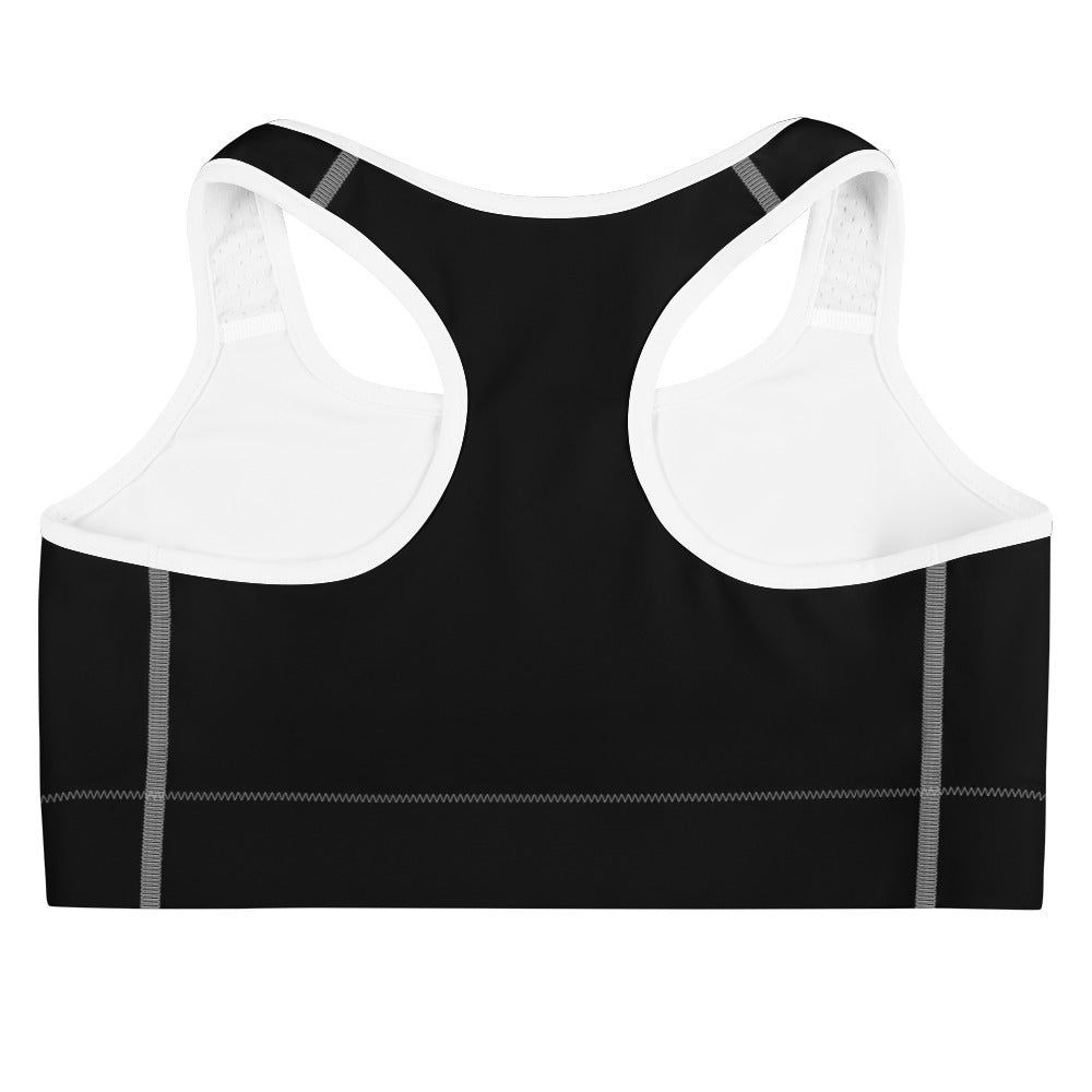 #RWR4P Sports bra (Black/ White or Blk Piping)