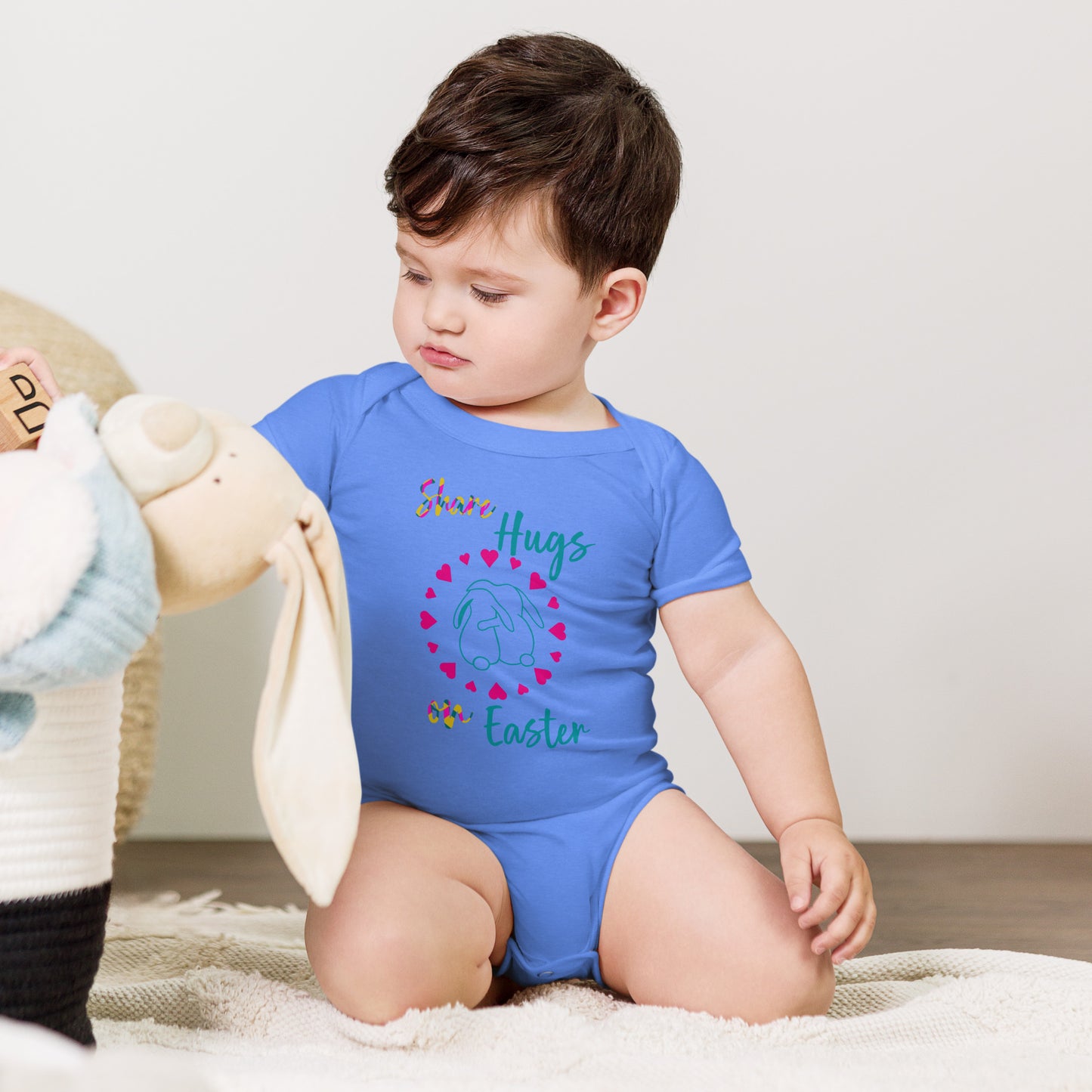 Share Hugs on Easter Baby Onesie