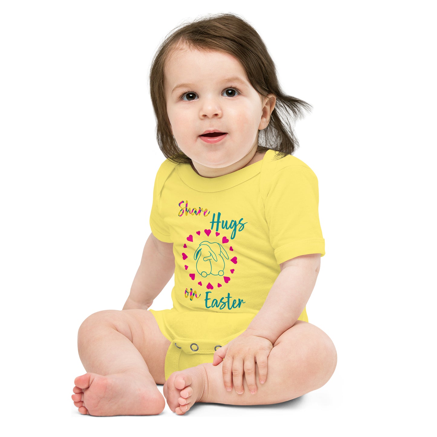 Share Hugs on Easter Baby Onesie