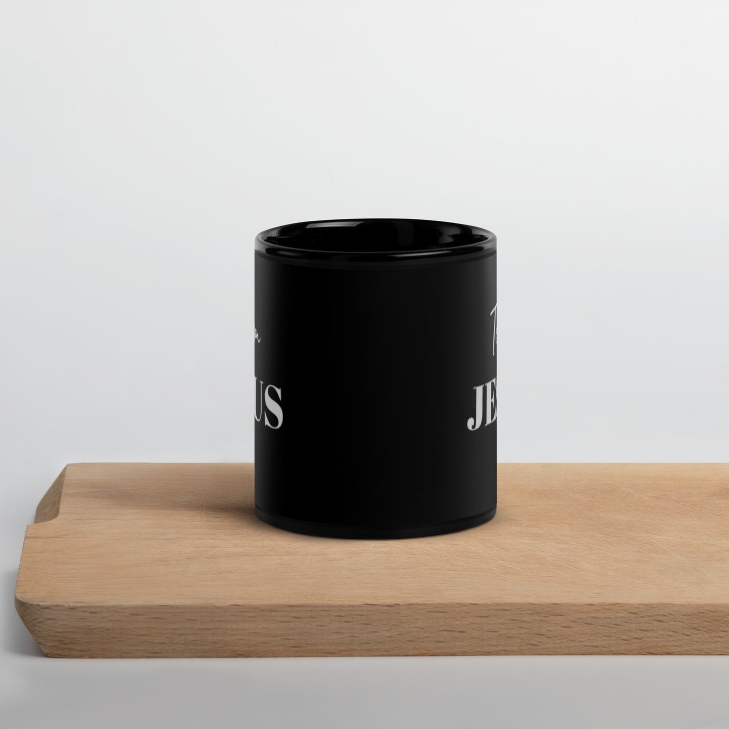 Team JESUS Black Glossy Mug