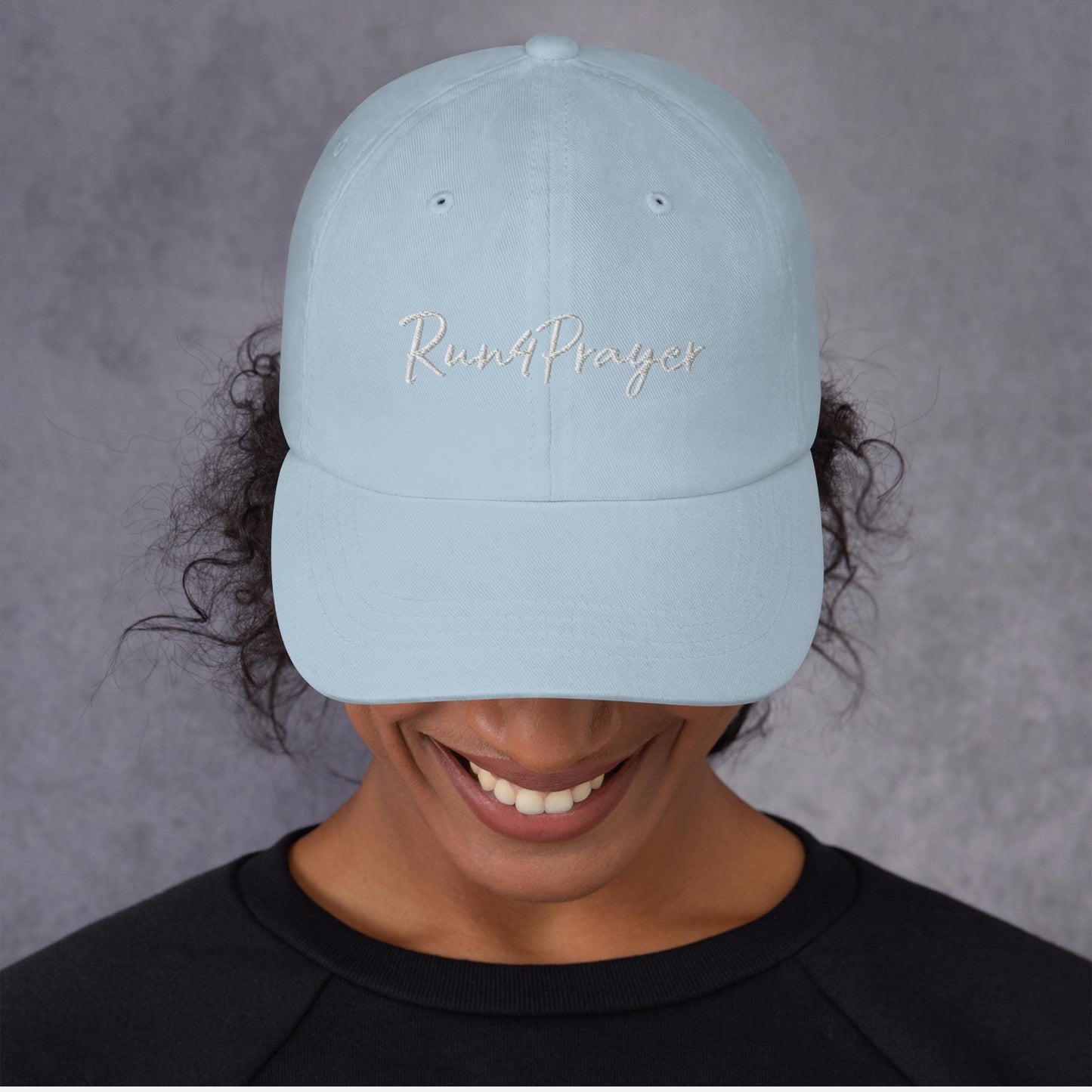 Run4Prayer Hat (White Stitch)
