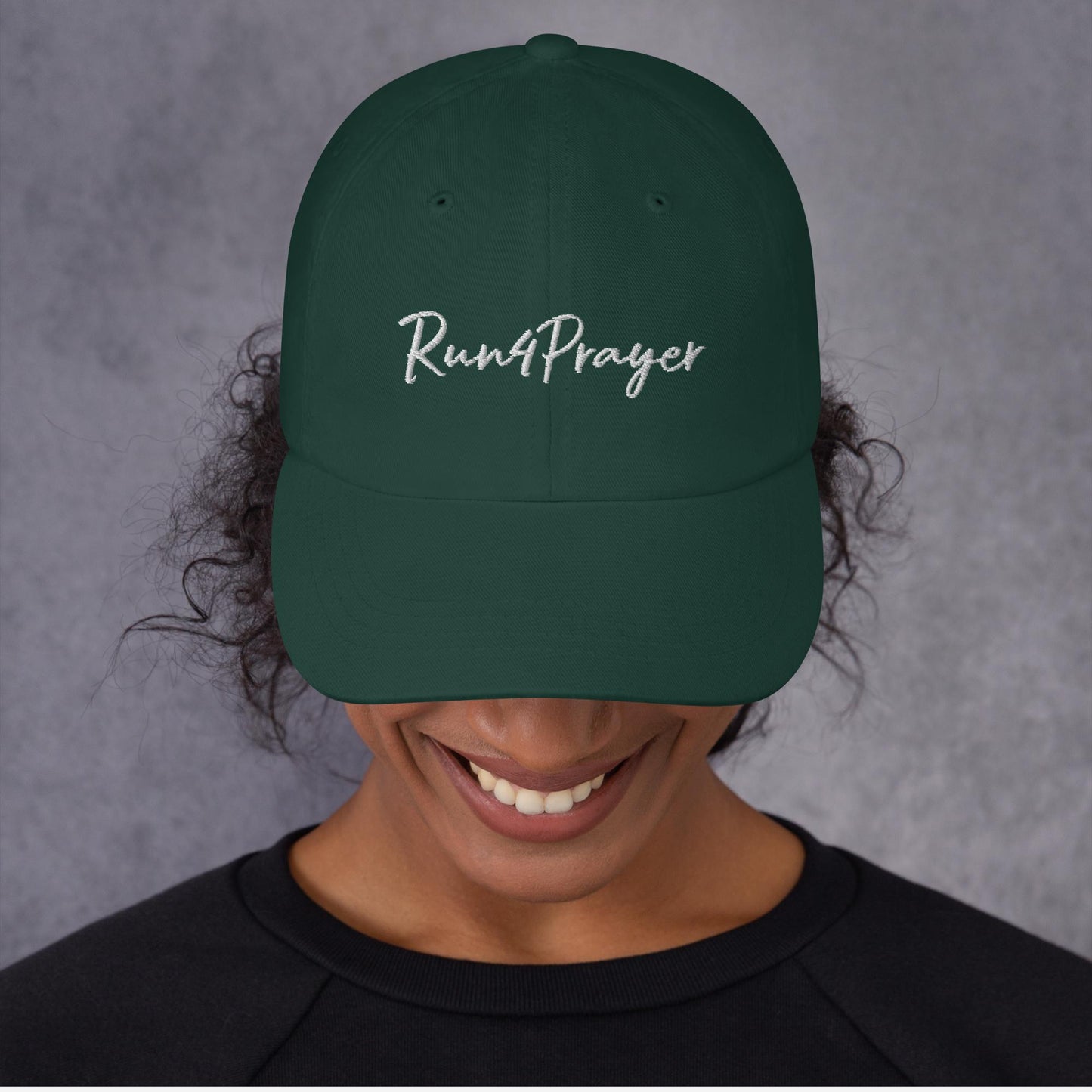Run4Prayer Hat (White Stitch)