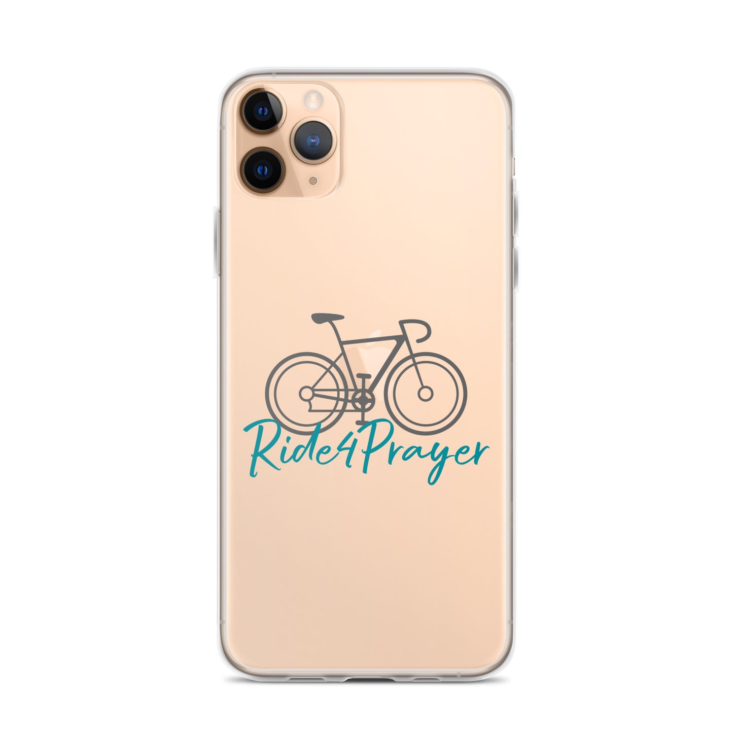 Ride4Prayer Bicycle Clear Case for iPhone®