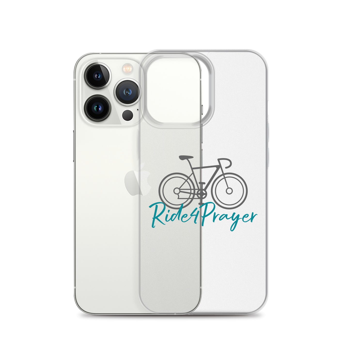 Ride4Prayer Bicycle Clear Case for iPhone®