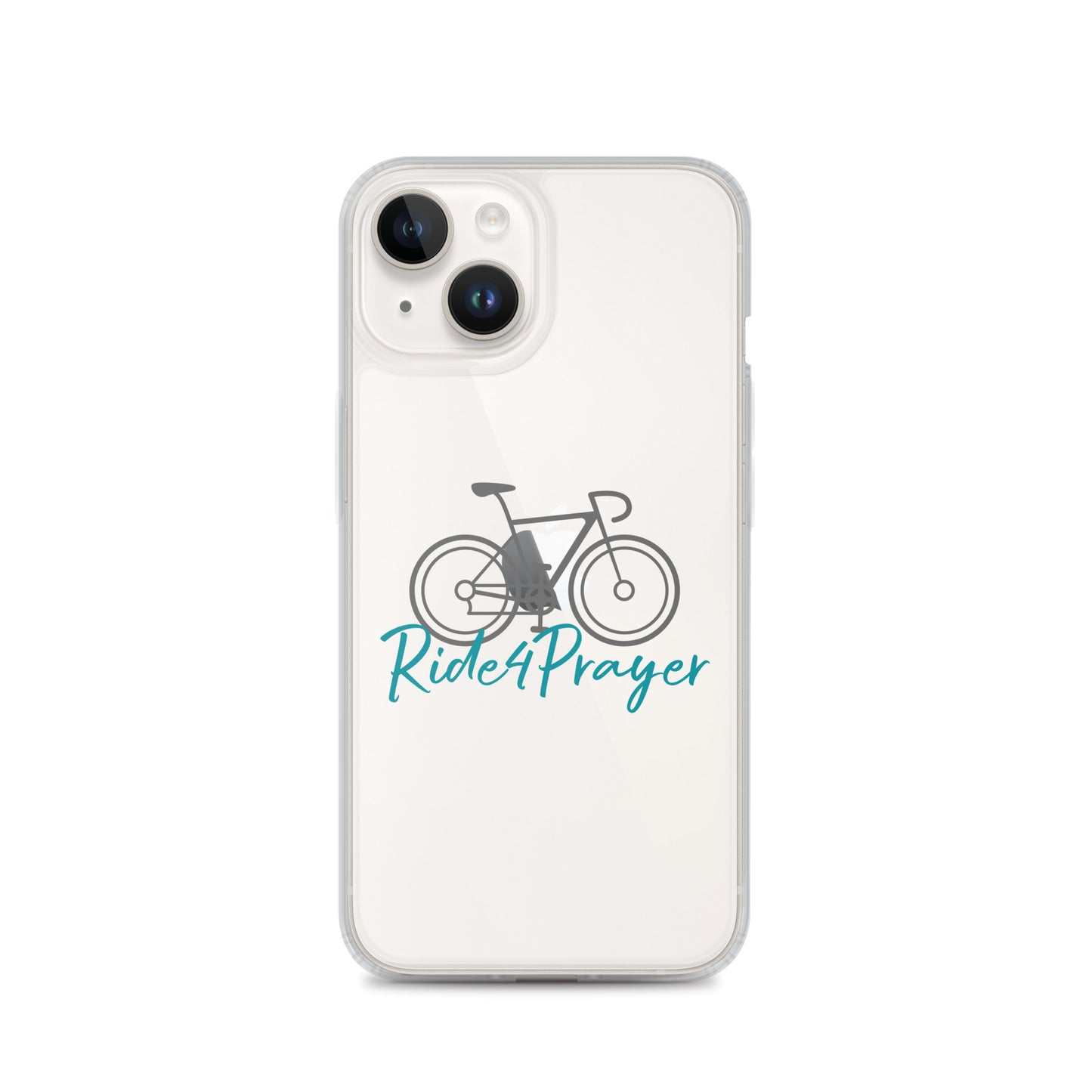 Ride4Prayer Bicycle Clear Case for iPhone®