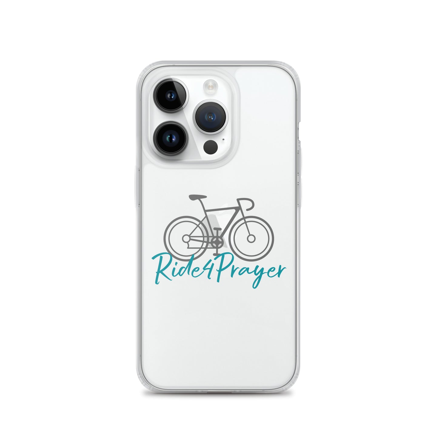 Ride4Prayer Bicycle Clear Case for iPhone®