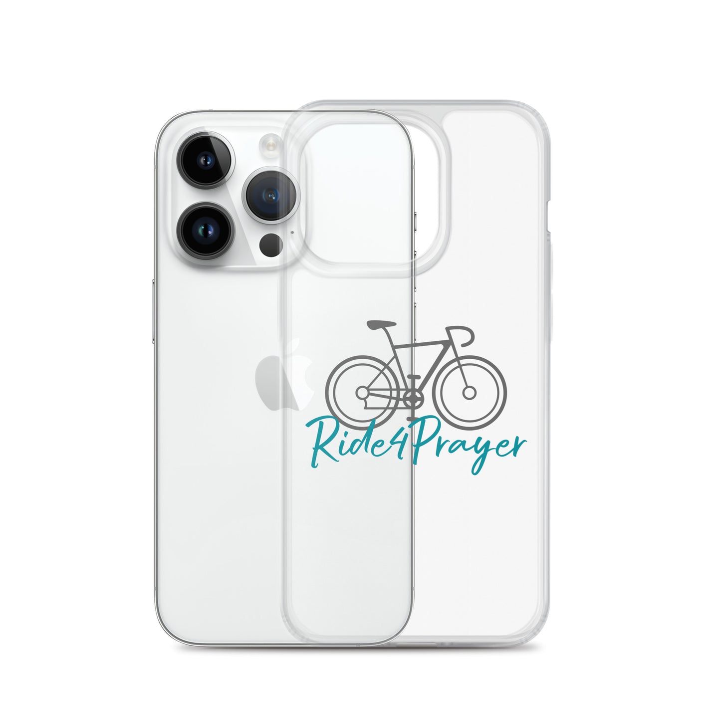 Ride4Prayer Bicycle Clear Case for iPhone®