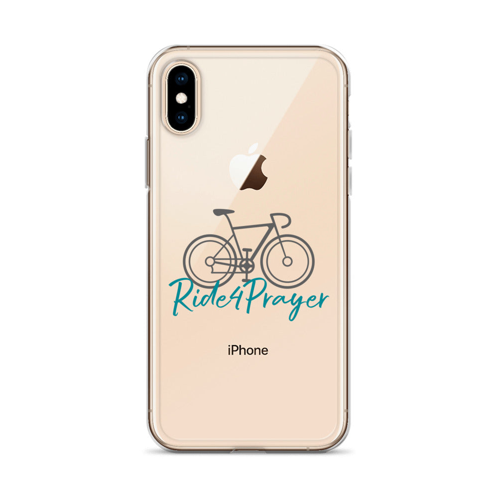 Ride4Prayer Bicycle Clear Case for iPhone®