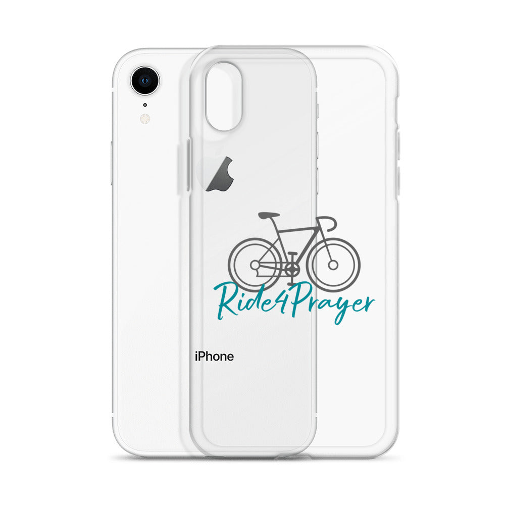 Ride4Prayer Bicycle Clear Case for iPhone®