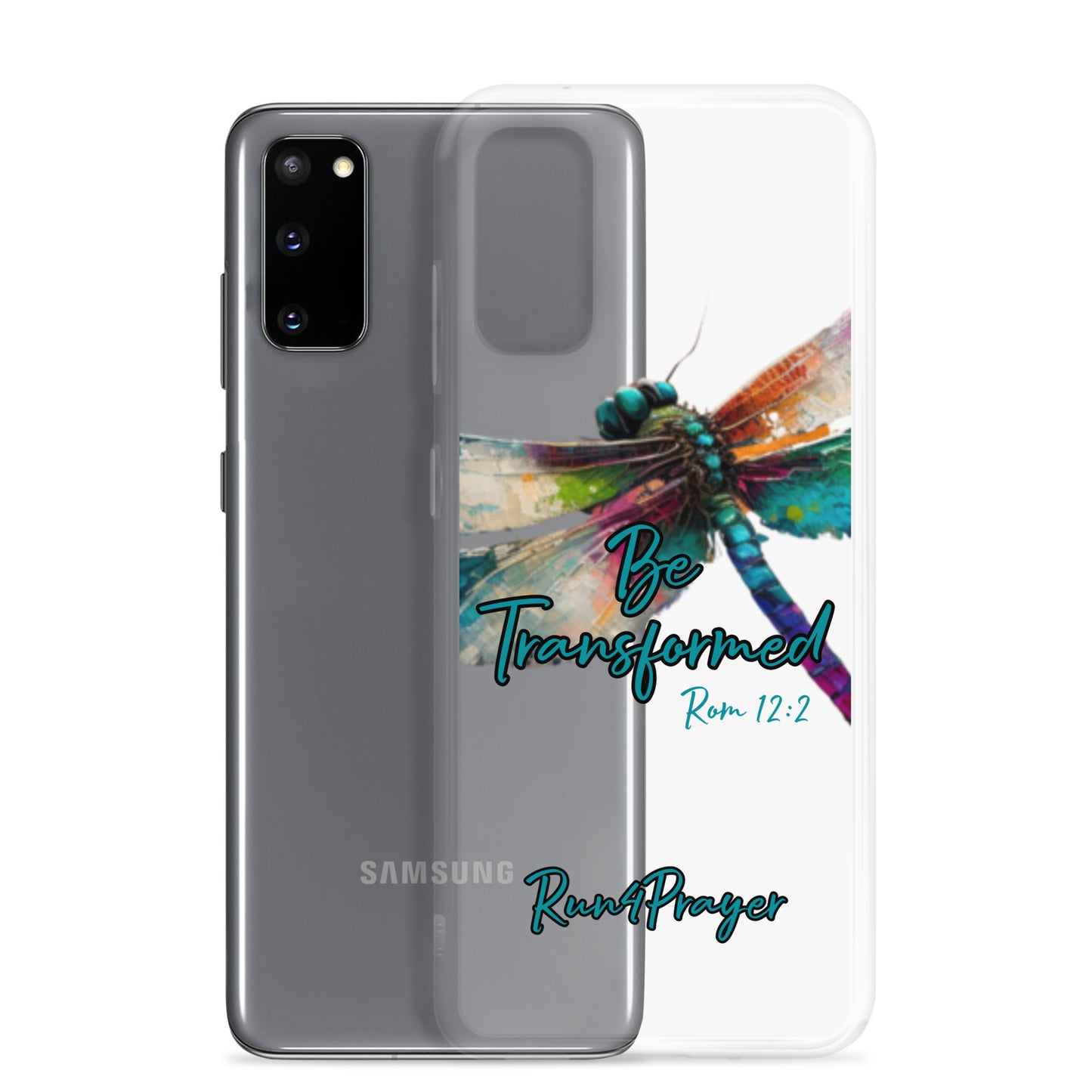 Be Transformed Rom 12:2 R4P Clear Case for Samsung®
