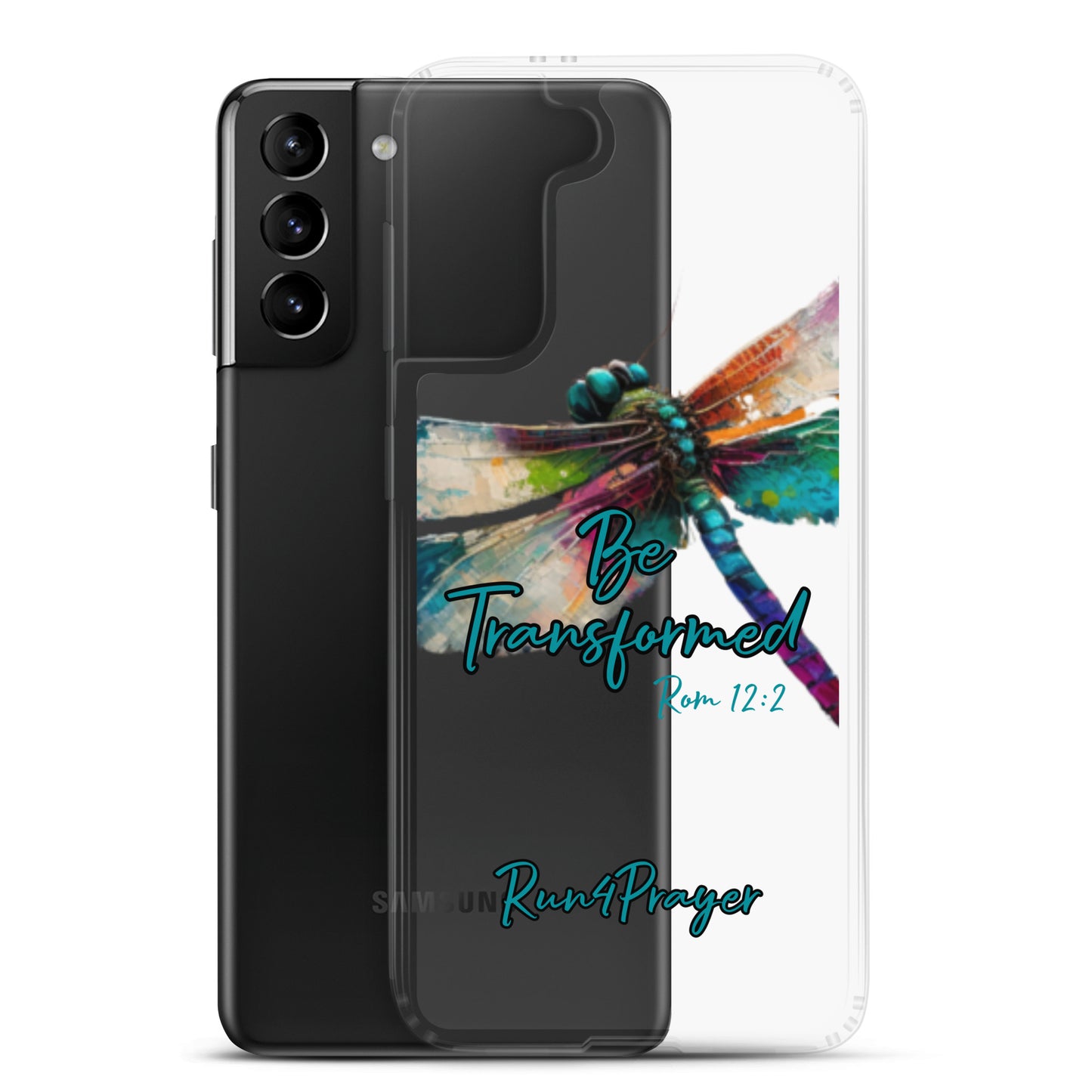 Be Transformed Rom 12:2 R4P Clear Case for Samsung®