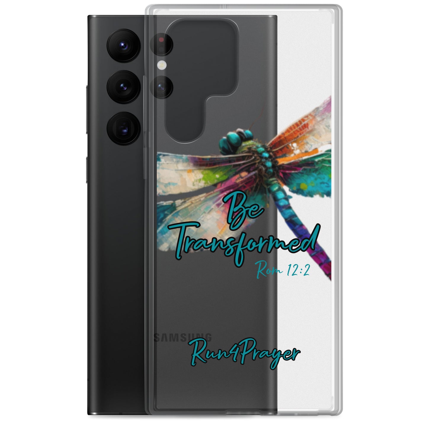 Be Transformed Rom 12:2 R4P Clear Case for Samsung®