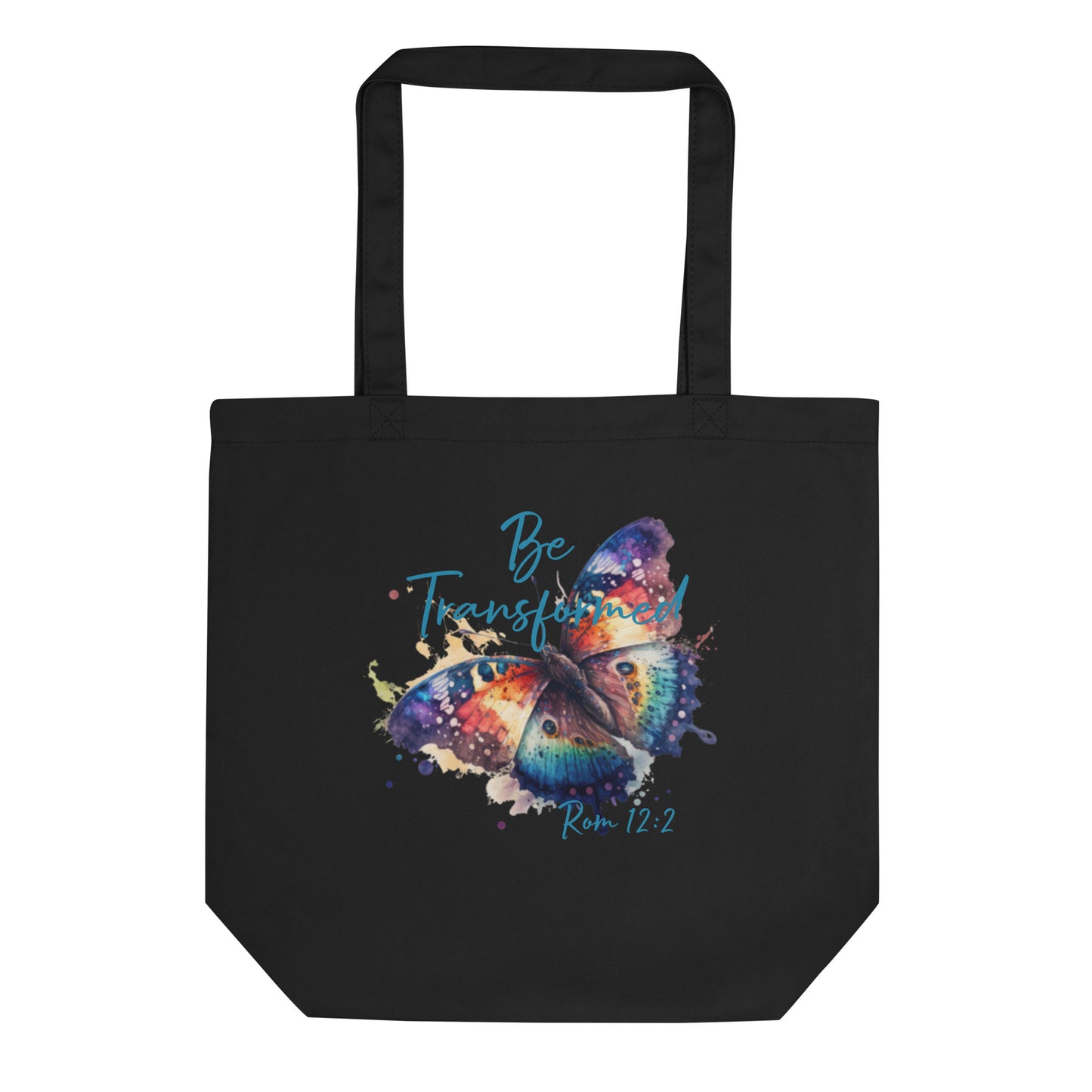 Be Transformed WC Butterfly Rom 12:2 Eco Tote Bag