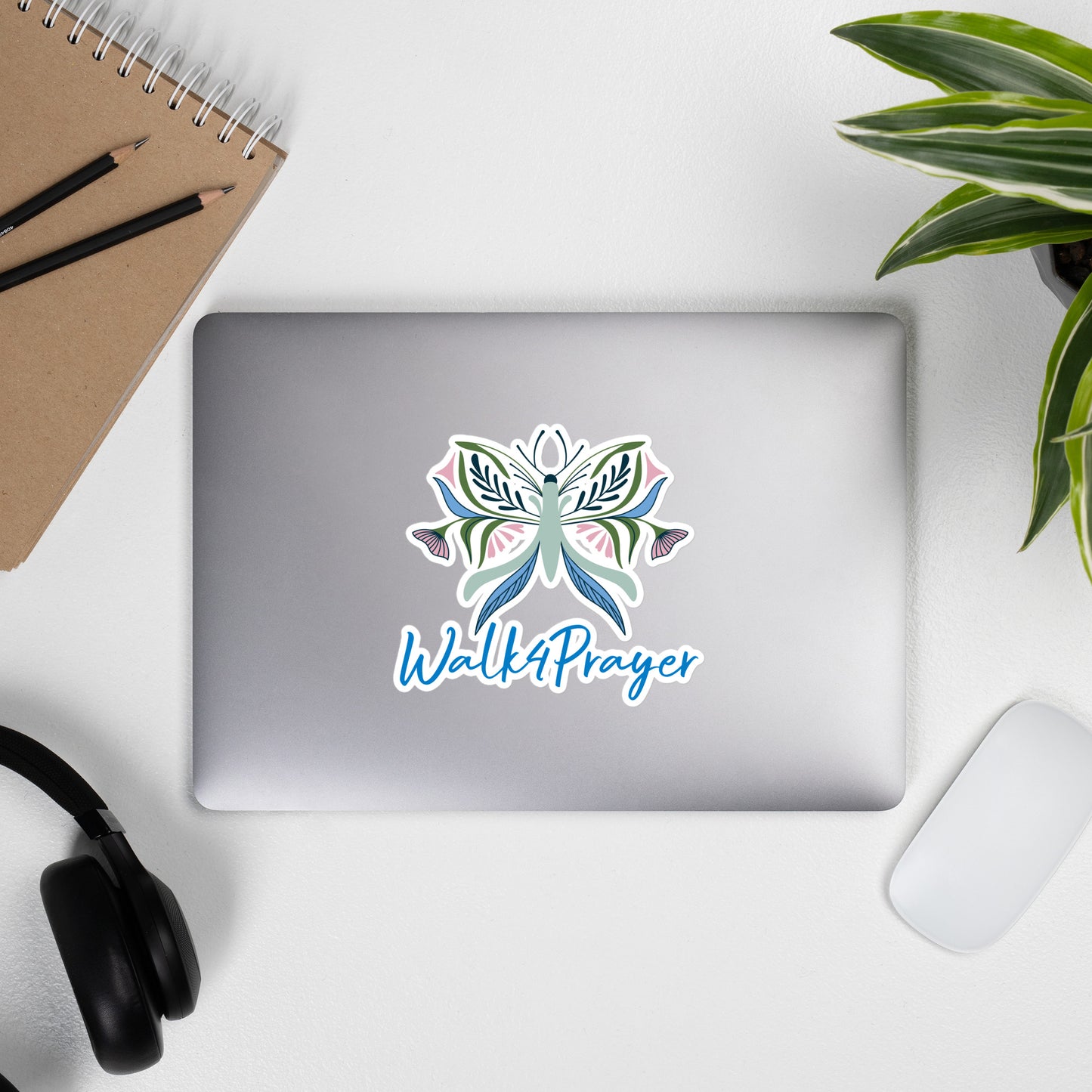 Walk4Prayer Butterfly Bubble-free stickers
