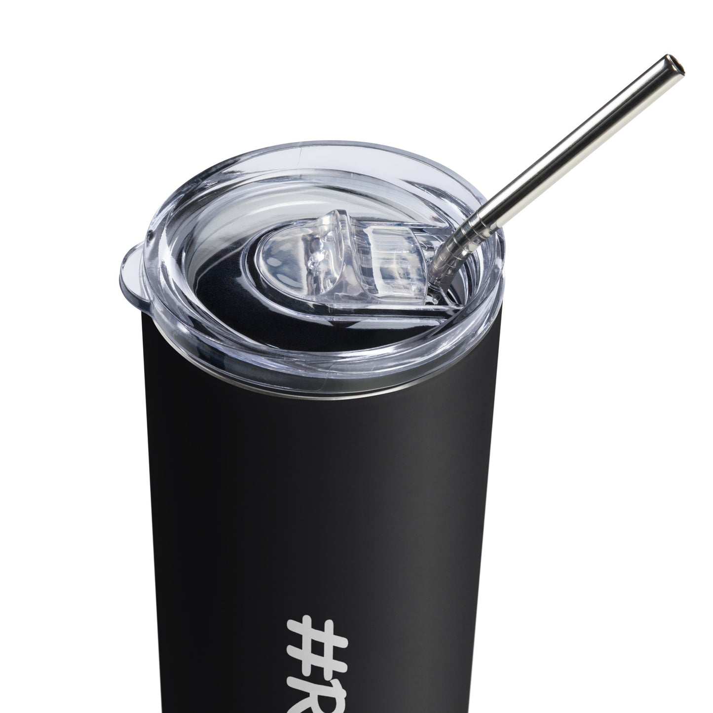 #RWR4P Stainless steel tumbler (Black)