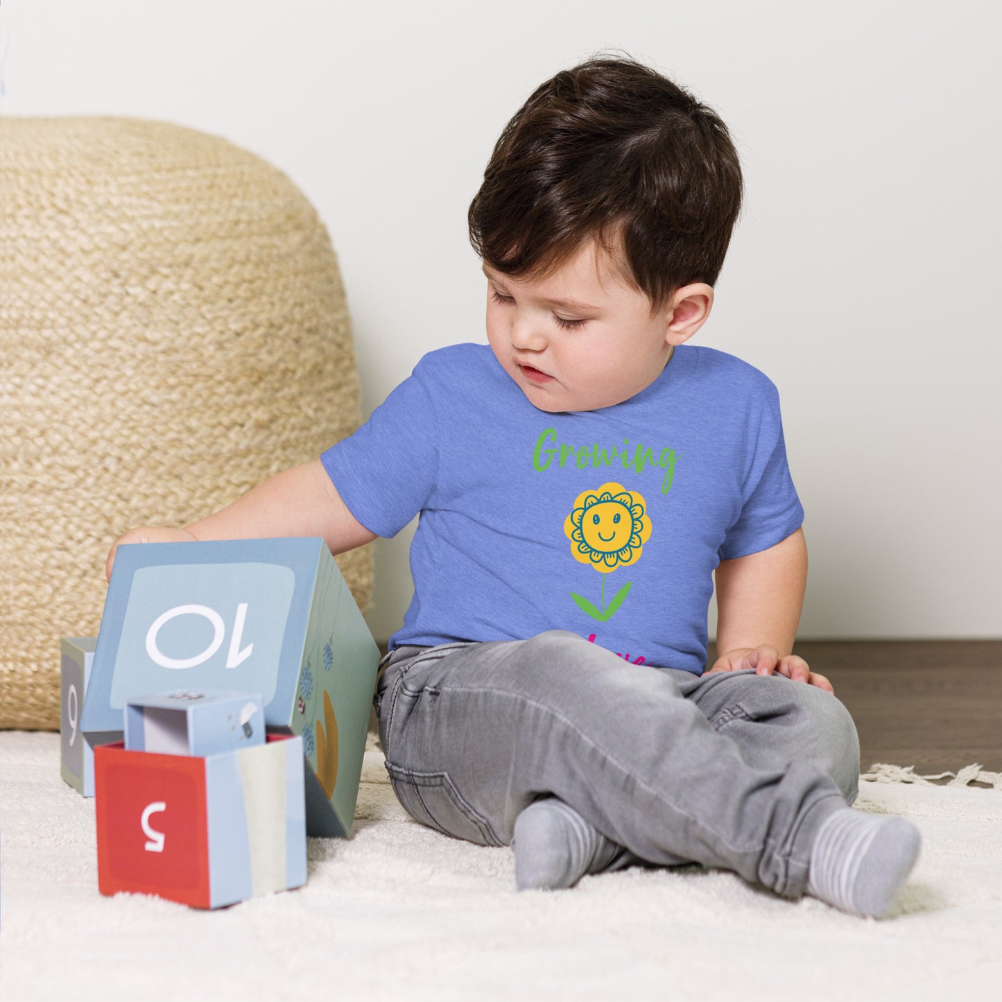 Growing in Love Toddler Short Sleeve Tee (2T-5T)