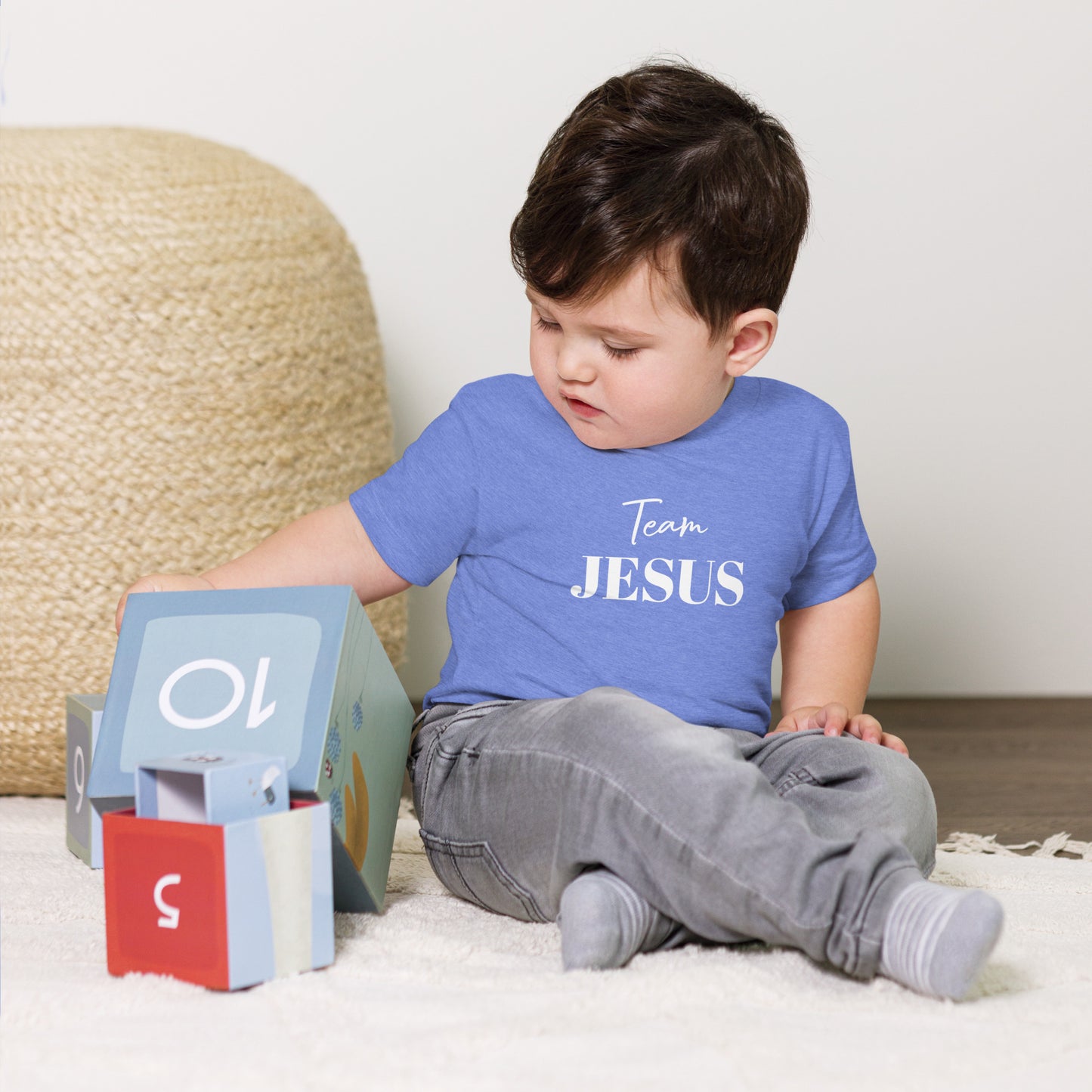 Team JESUS Toddler Short Sleeve Tee (2T-5T)