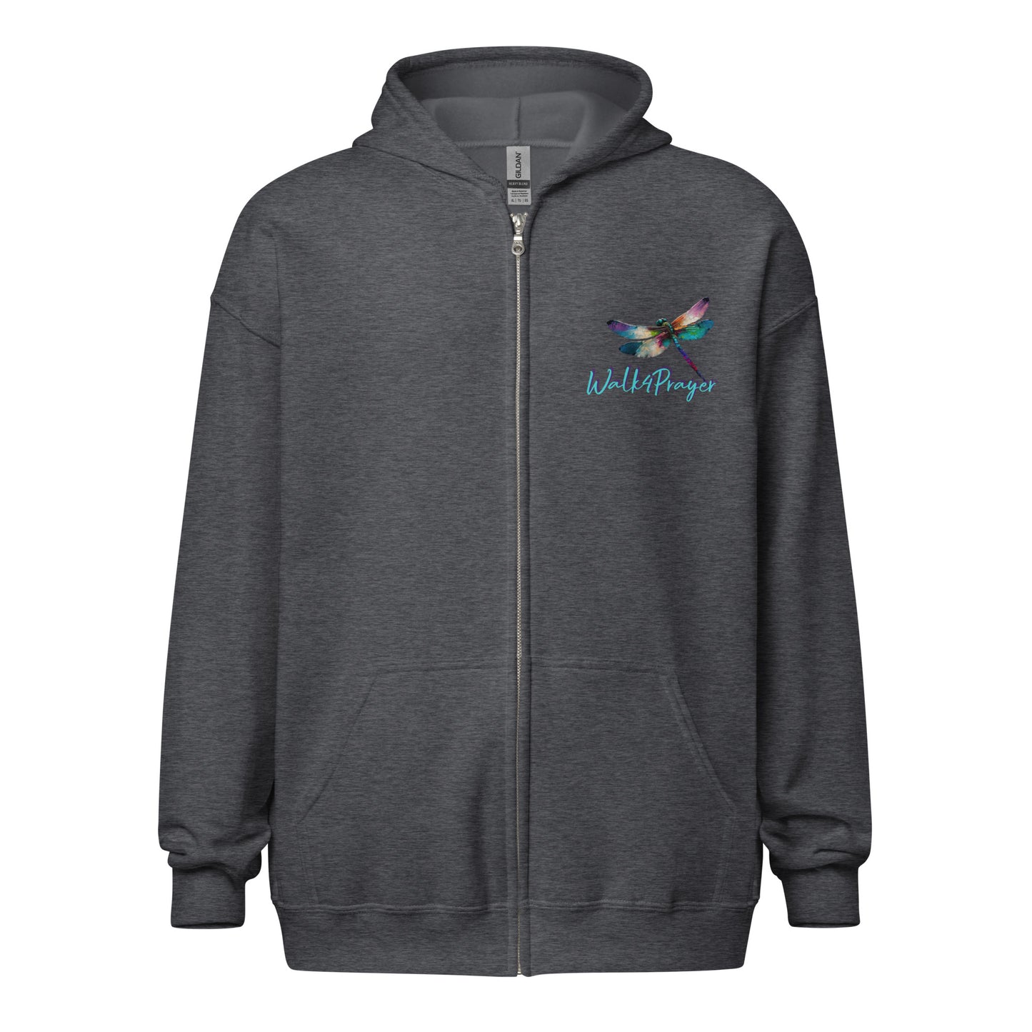 Walk4Prayer WC Dragonfly Unisex heavy blend zip hoodie