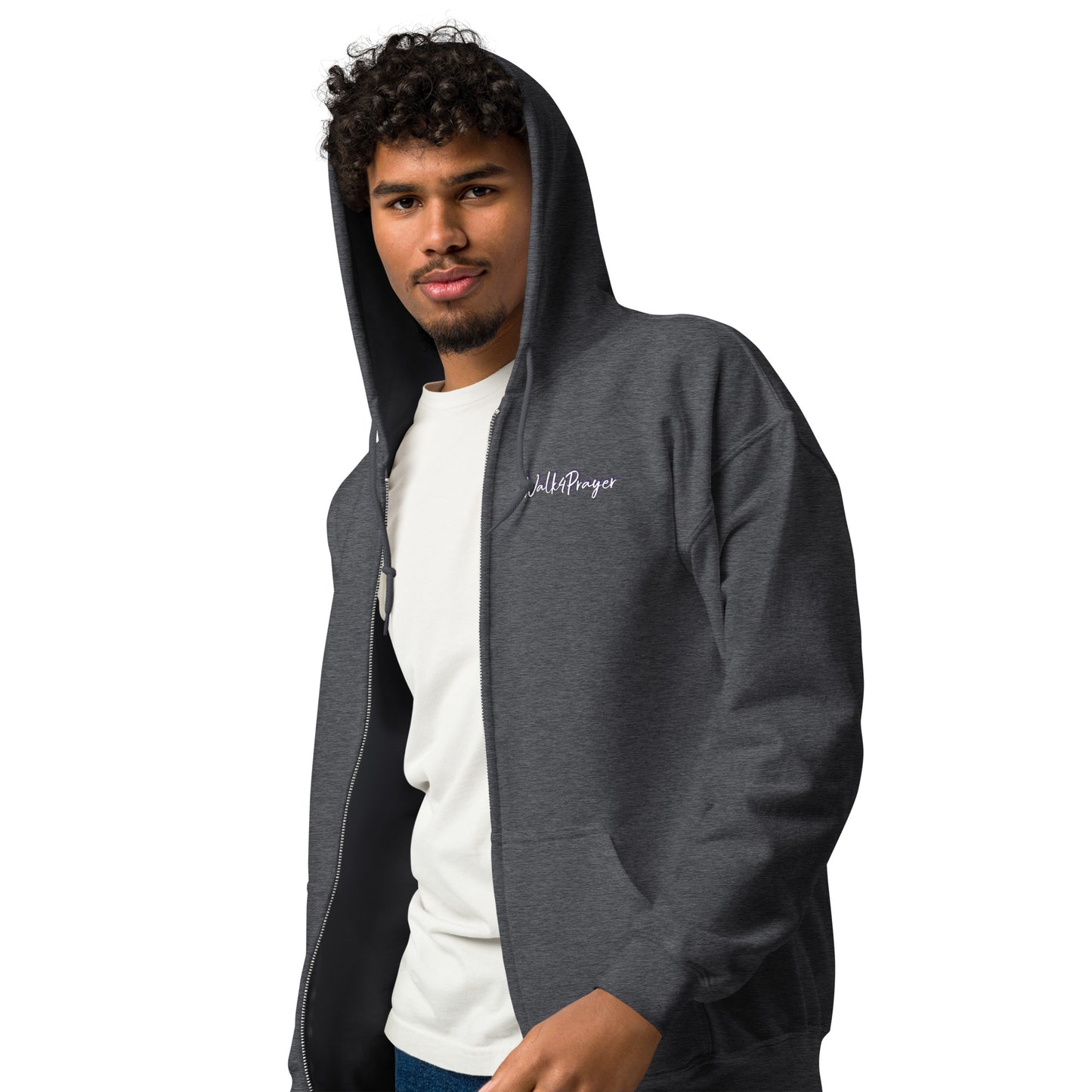 Walk4Prayer Unisex heavy blend zip hoodie