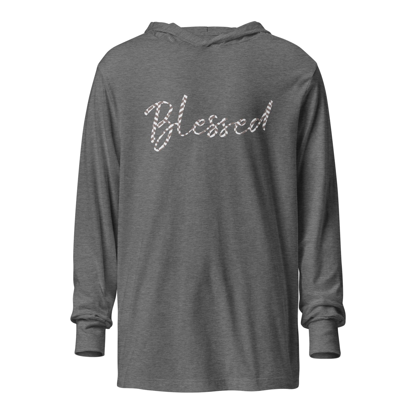Blessed Hooded long-sleeve tee