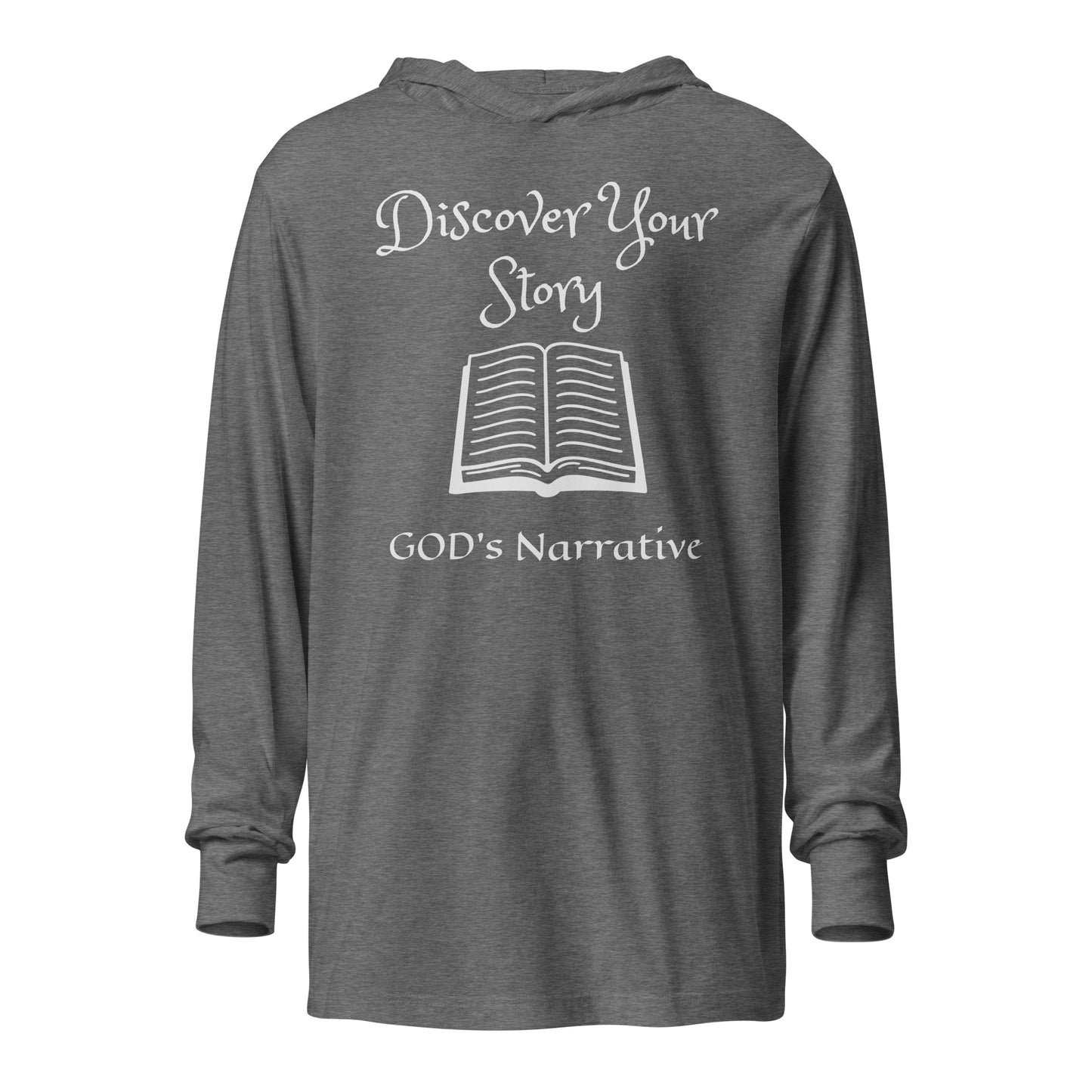 Discover Your Story Hooded long-sleeve tee