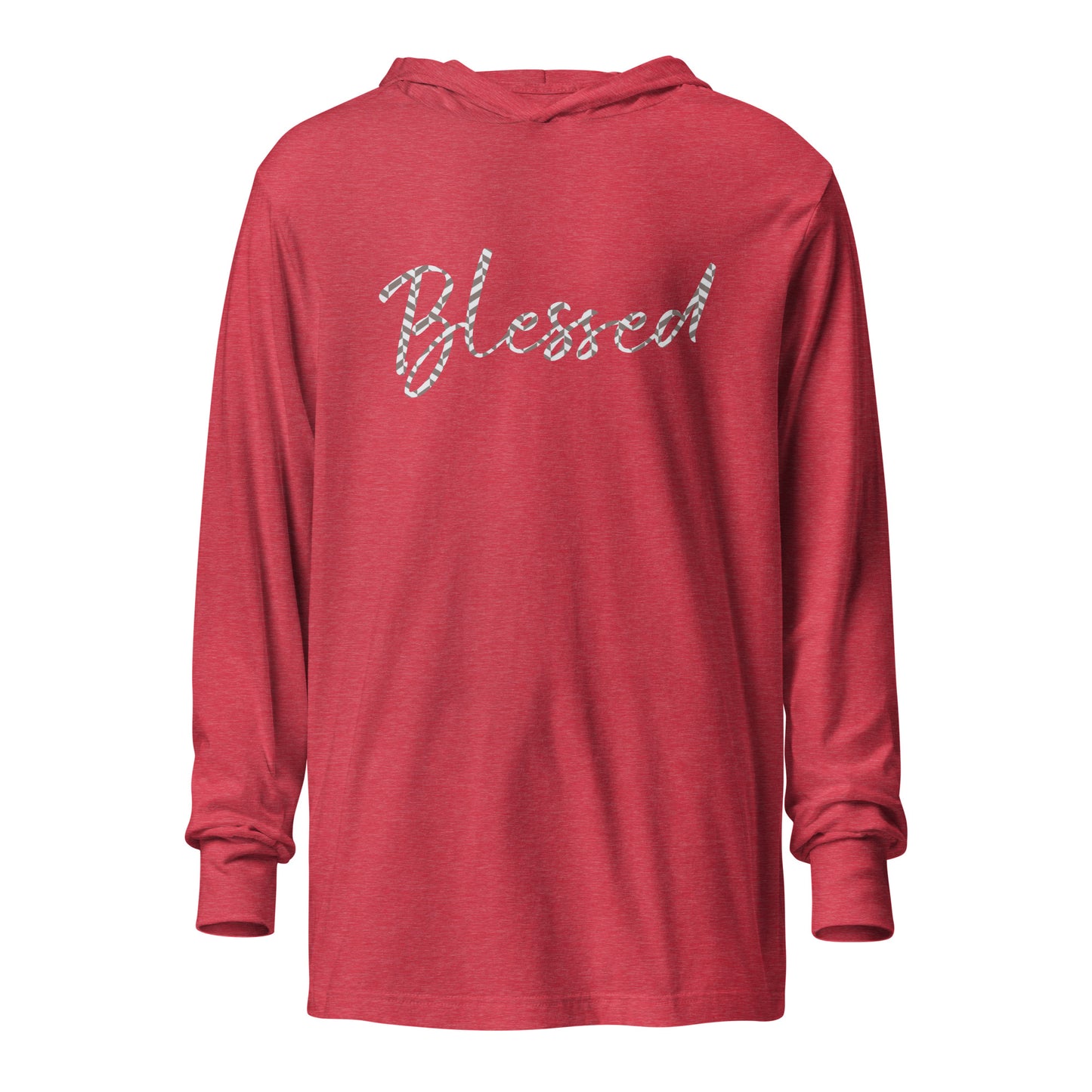 Blessed Hooded long-sleeve tee