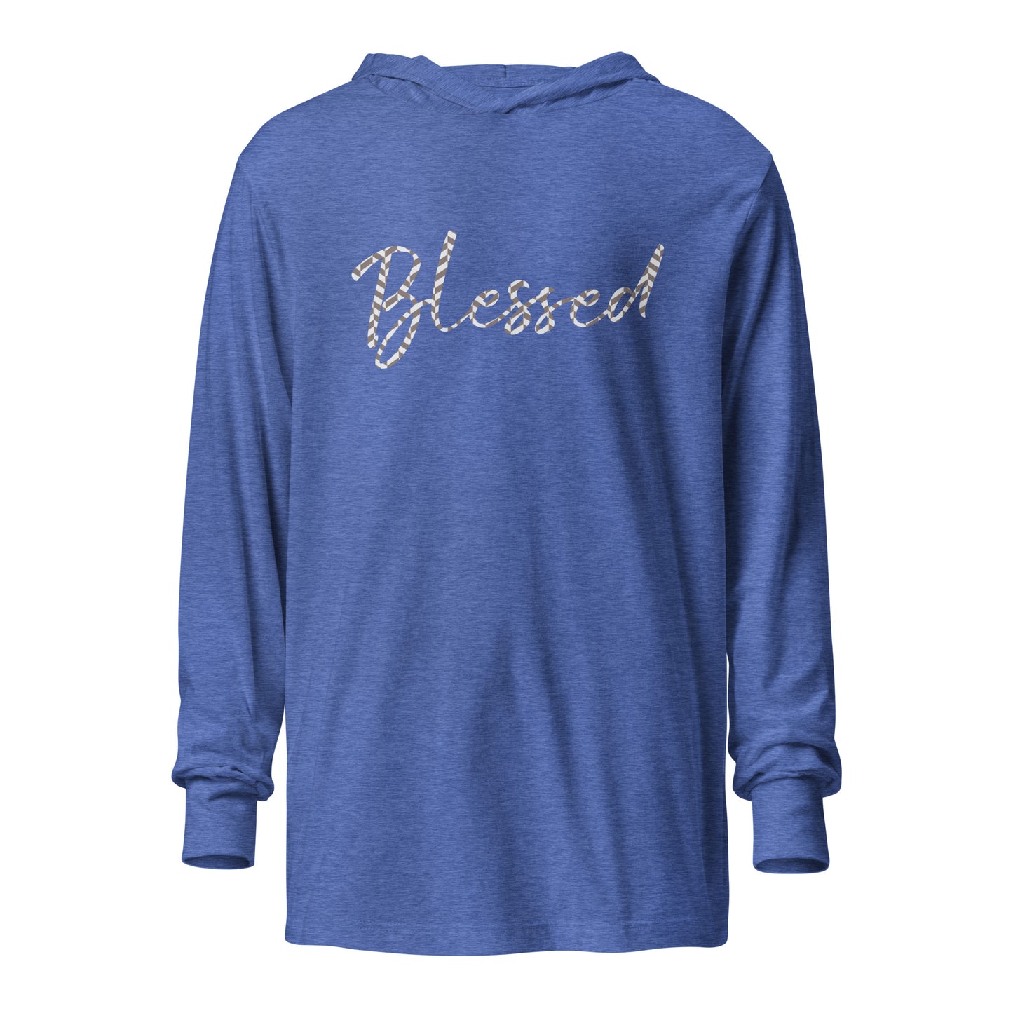 Blessed Hooded long-sleeve tee