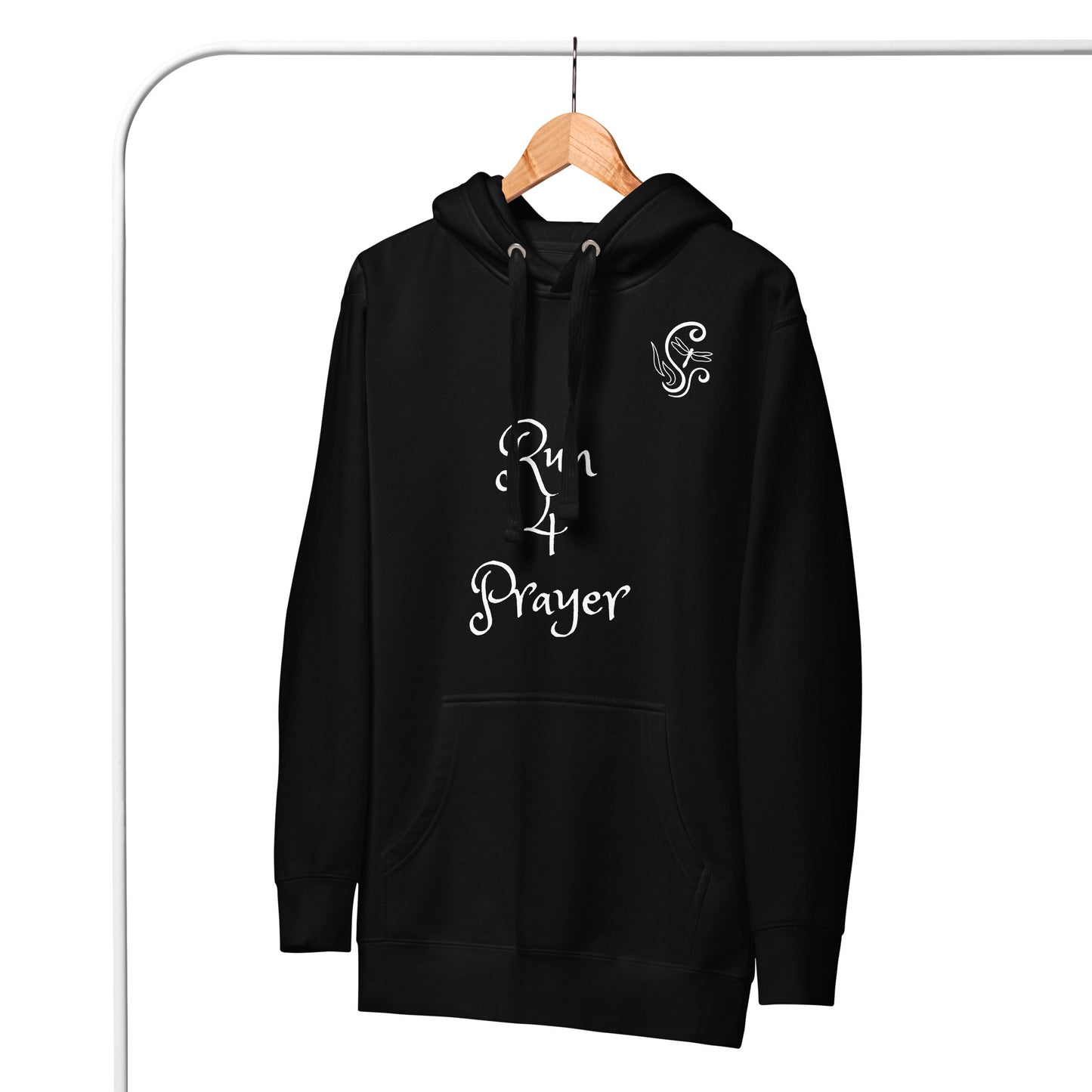 Run 4 Prayer Scroll Dragonfly Unisex Hoodie