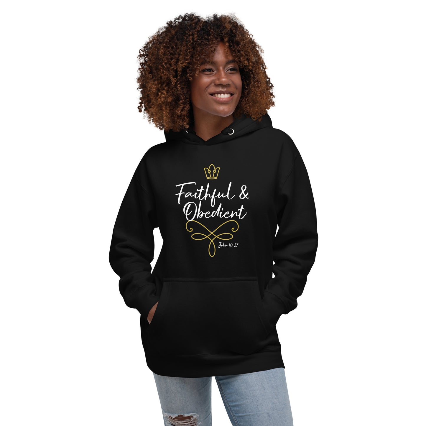 Faithful & Obedient John 10:27 Unisex Hoodie