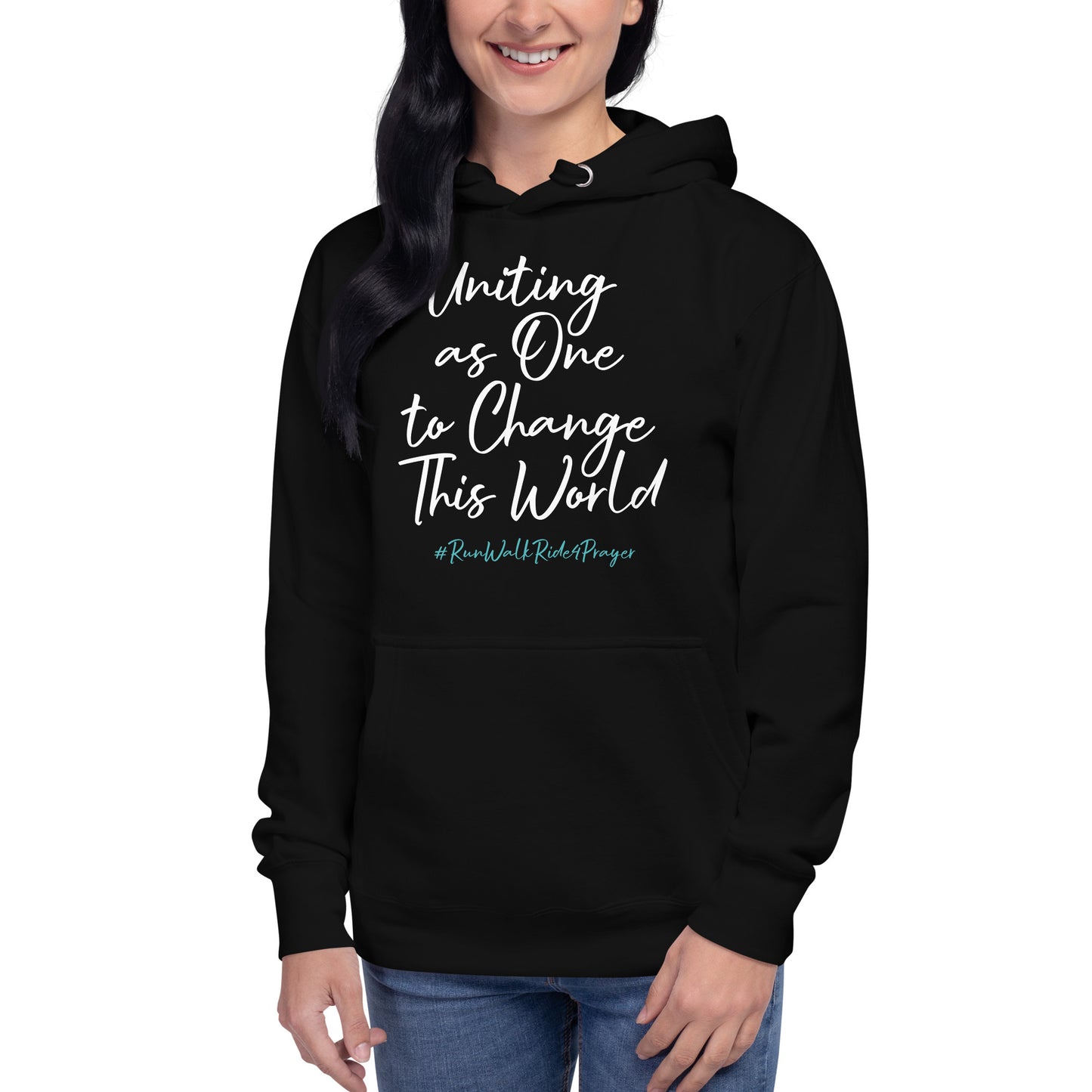 Uniting as One to Change This World #RWR4P Unisex Hoodie