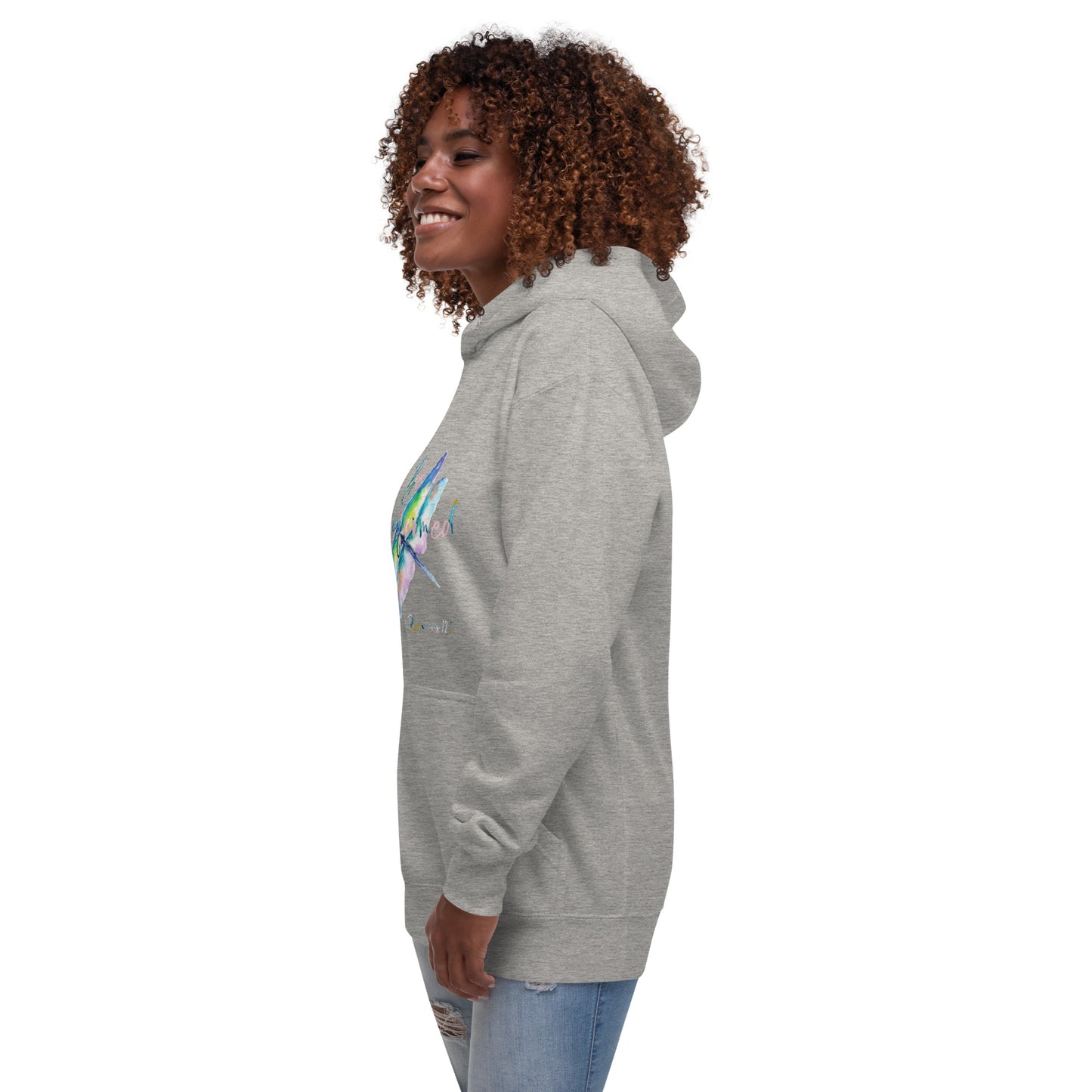 Be Transformed Colorful Dragonfly Rom 12:2 Unisex Hoodie