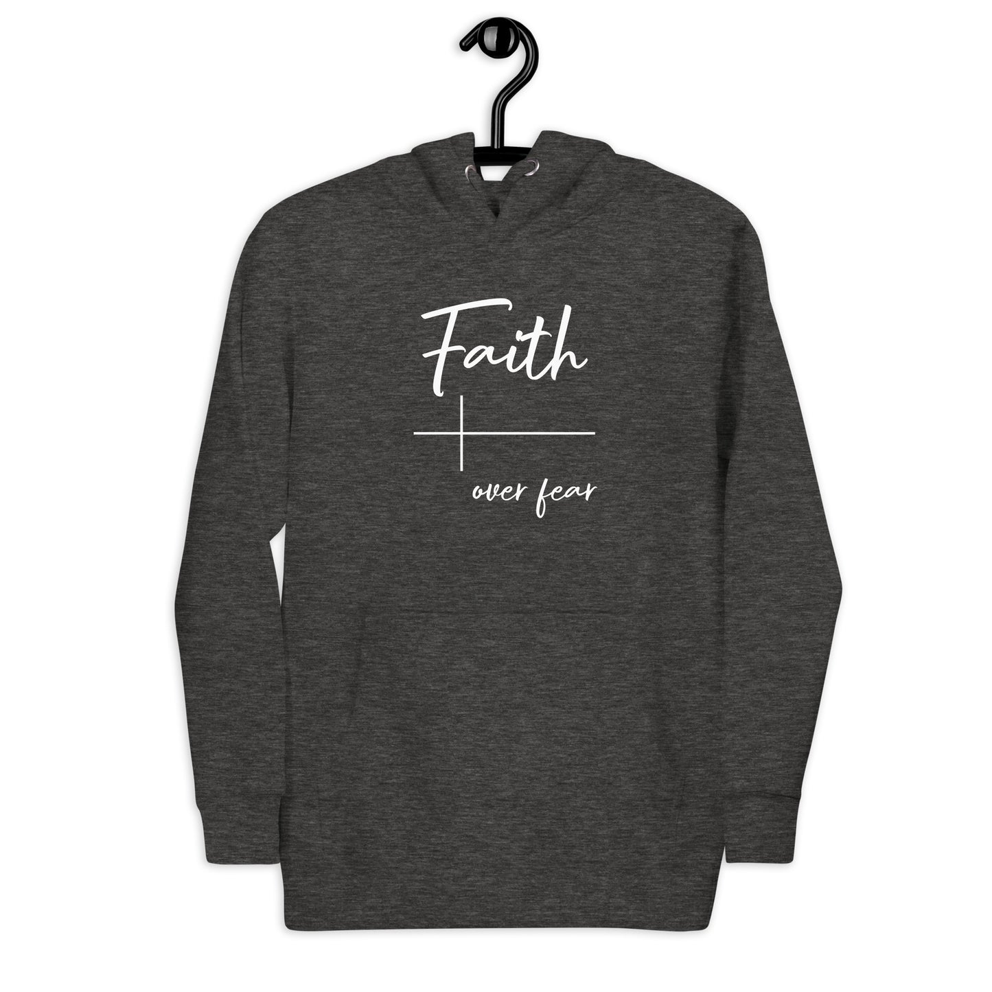 Faith over Fear Cross Unisex Hoodie