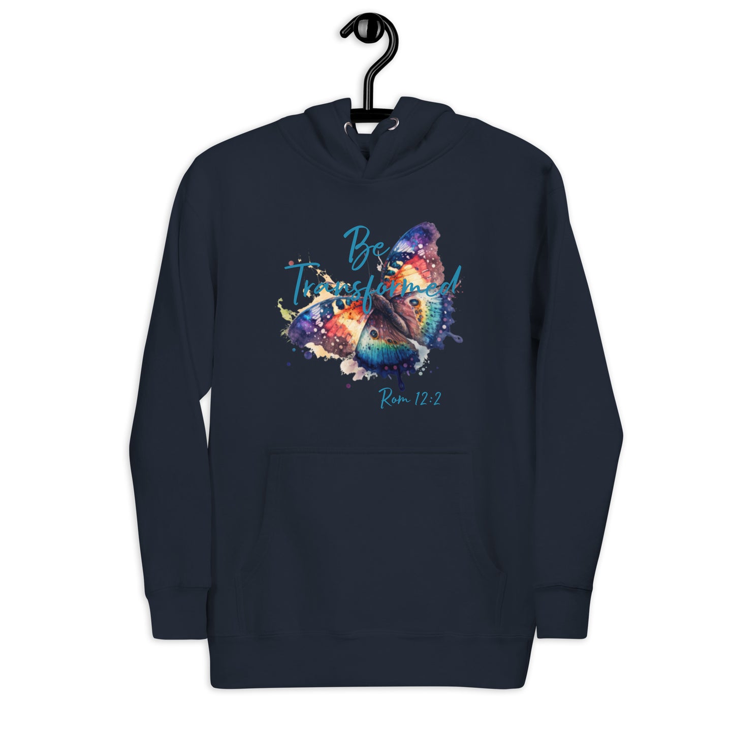 Be Transformed WC Butterfly Rom 12:2 Unisex Hoodie