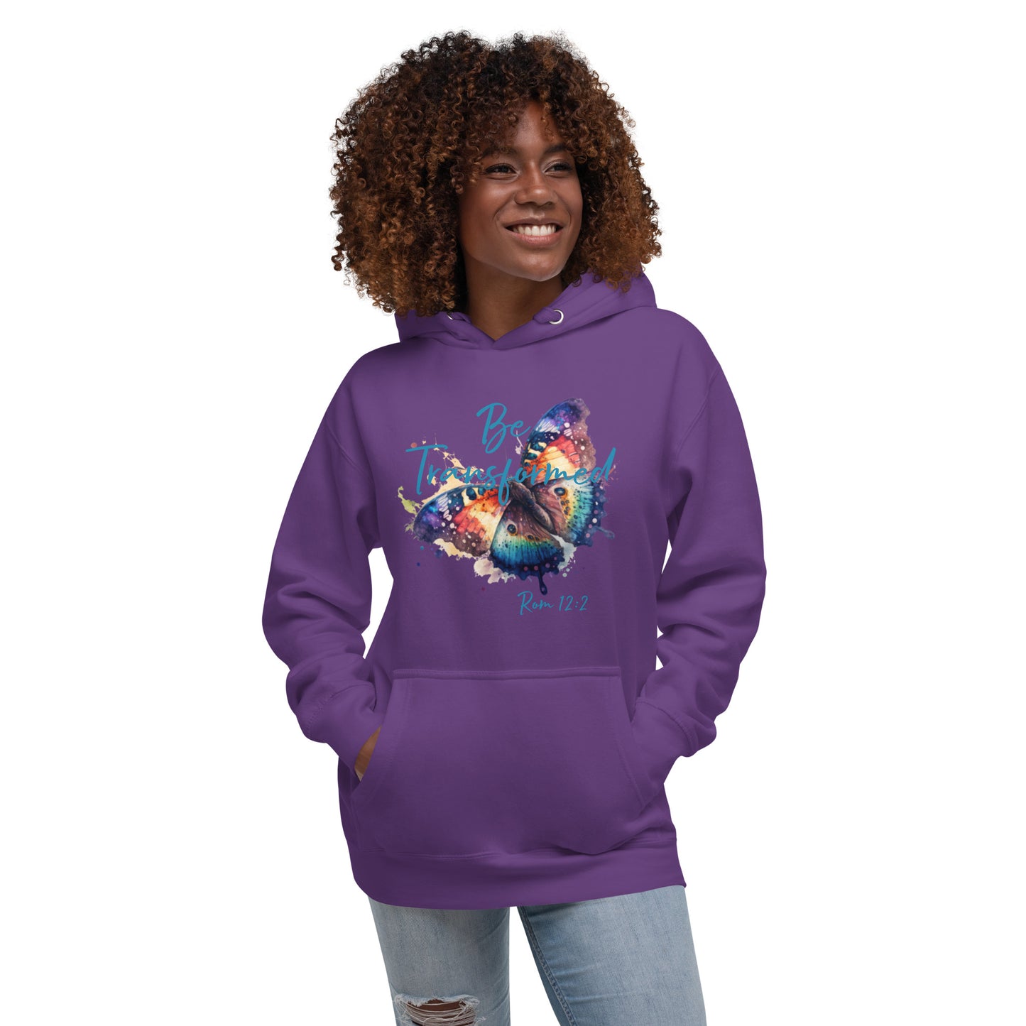 Be Transformed WC Butterfly Rom 12:2 Unisex Hoodie