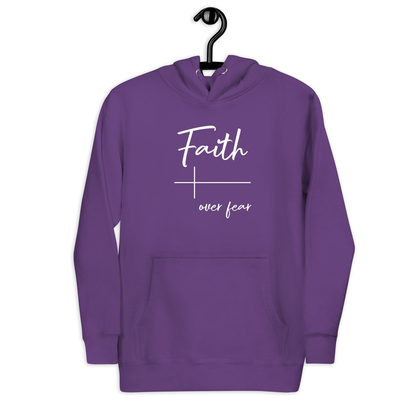 Faith over Fear Cross Unisex Hoodie