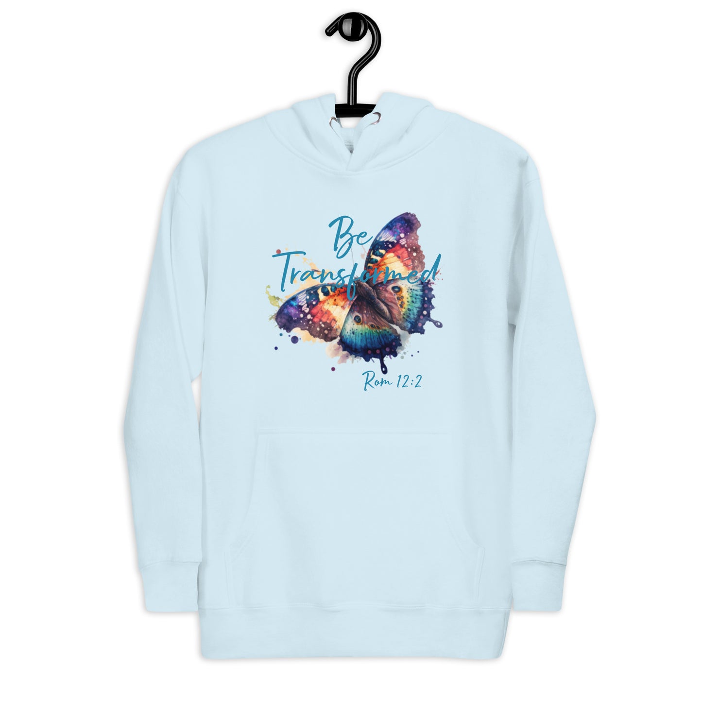 Be Transformed WC Butterfly Rom 12:2 Unisex Hoodie
