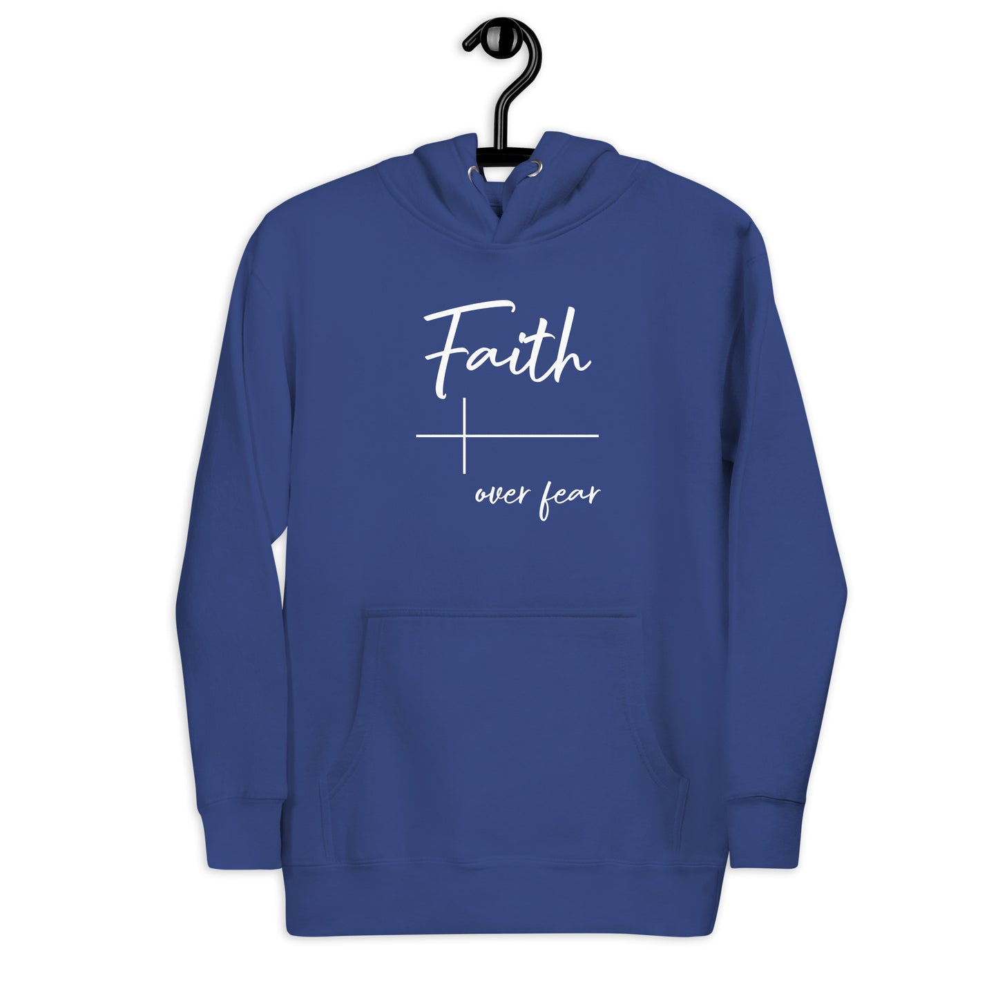 Faith over Fear Cross Unisex Hoodie