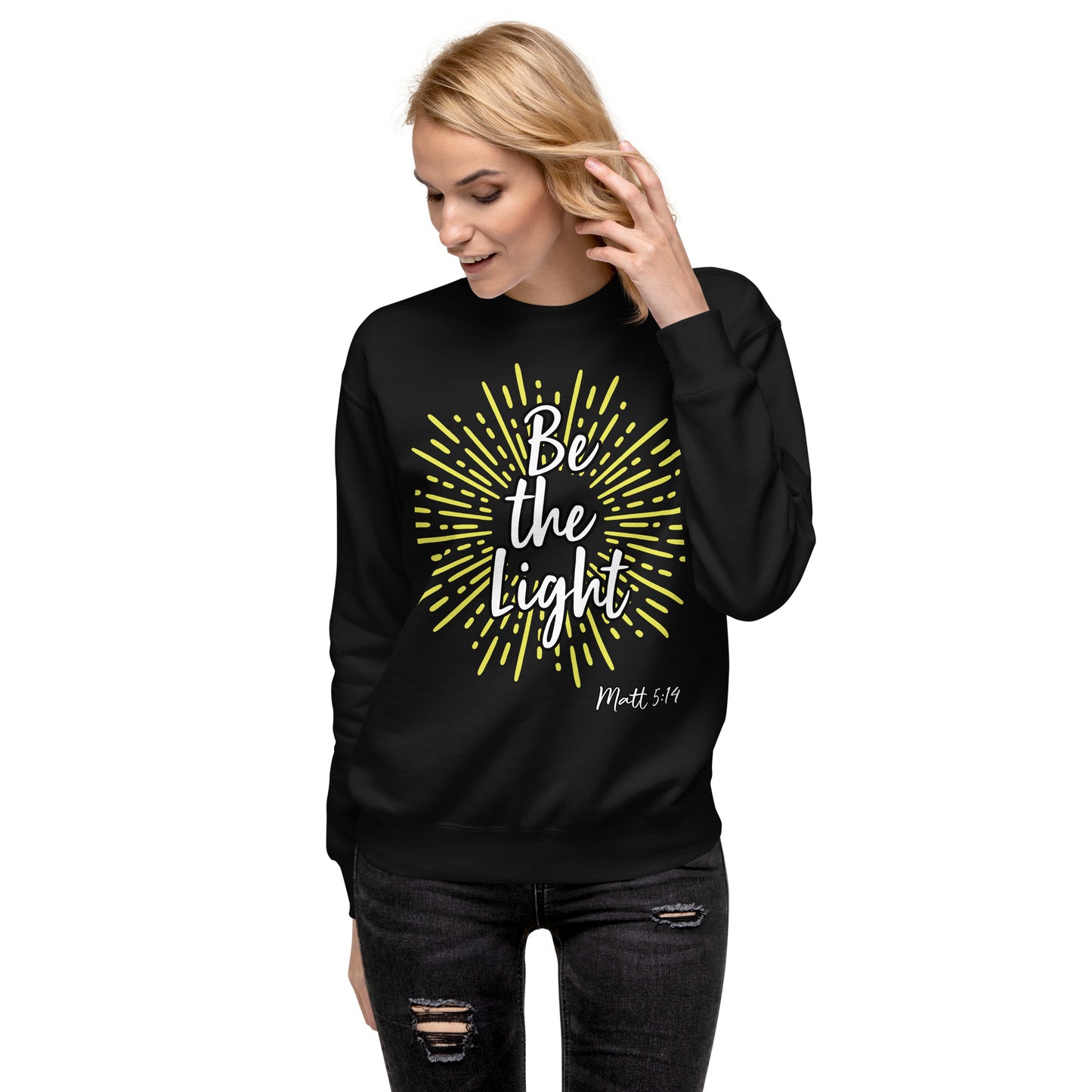 Be the Light Matt 5:14 Unisex Sweatshirt