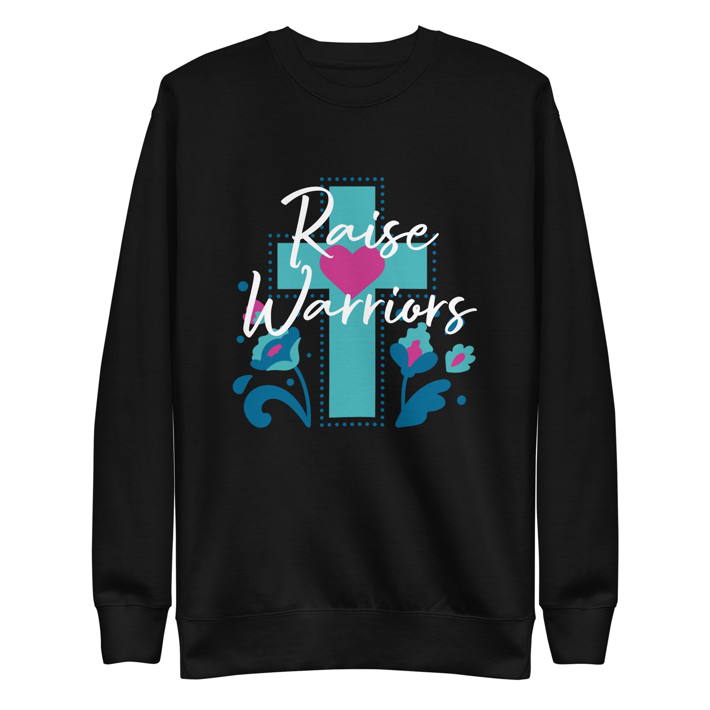 Raise Warriors Blue Cross Unisex Sweatshirt