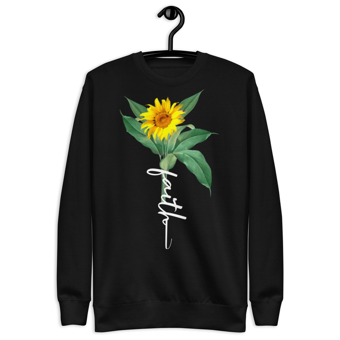 Faith Stem Sunflower Unisex Sweatshirt