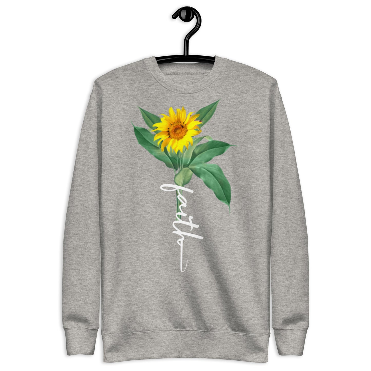 Faith Stem Sunflower Unisex Sweatshirt