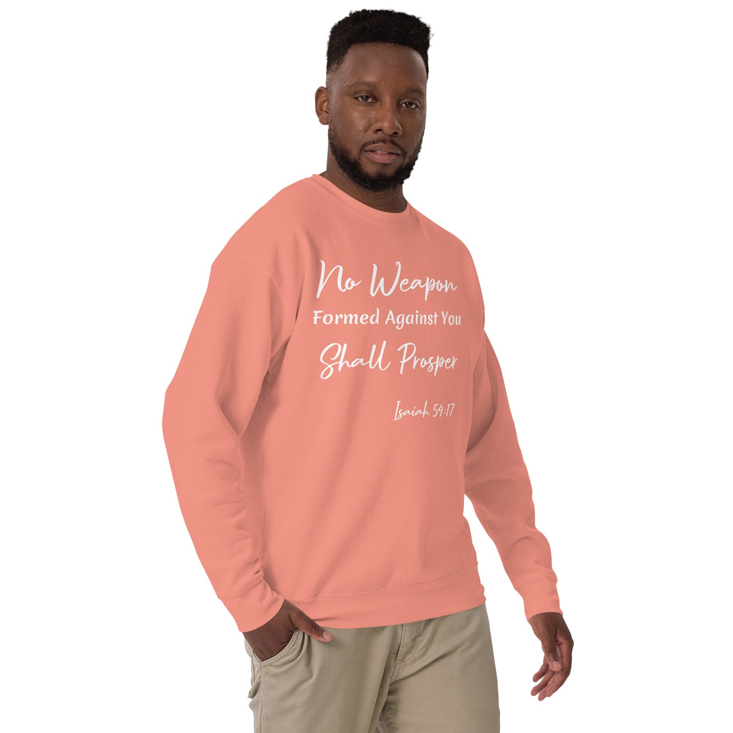 No Weapon Shall Prosper Isaiah 54:17 Unisex Sweatshirt