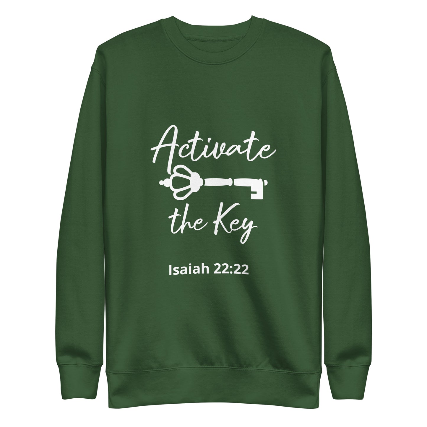Activate the Key Isaiah 22:22 Unisex Sweatshirt