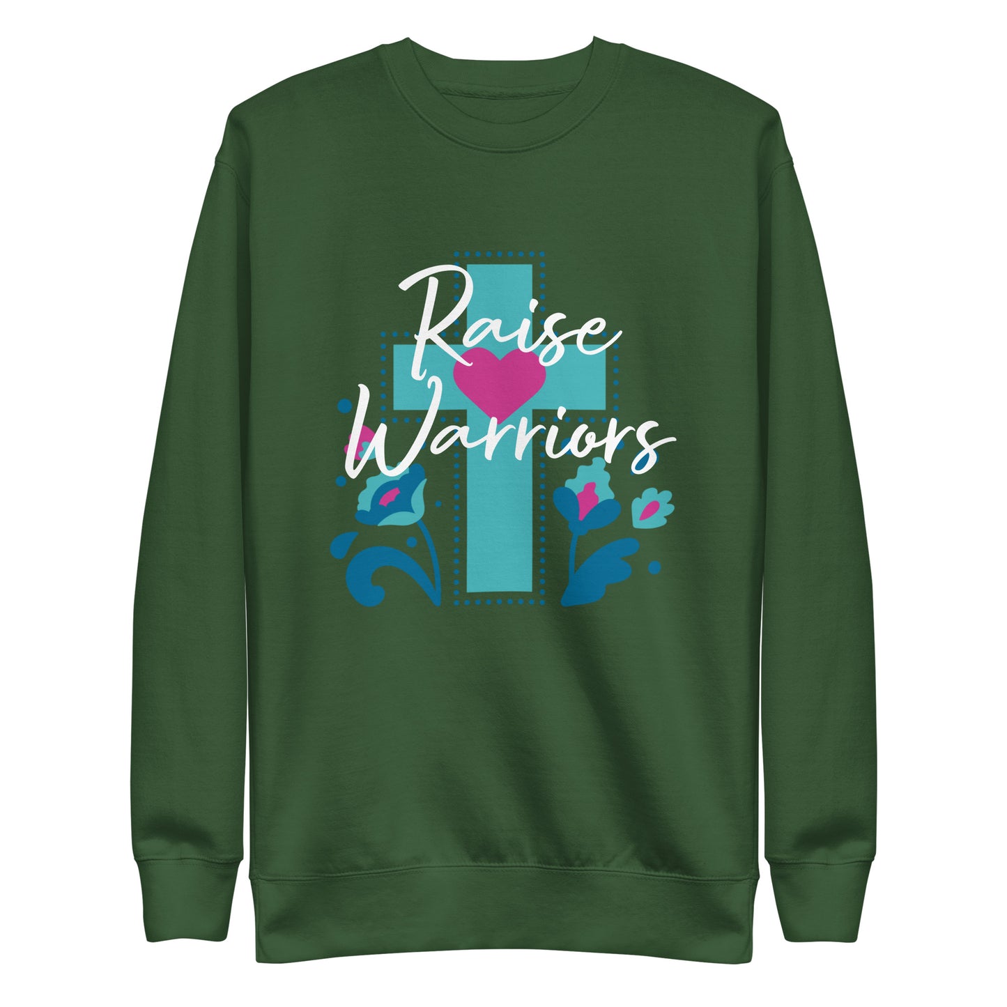 Raise Warriors Blue Cross Unisex Sweatshirt