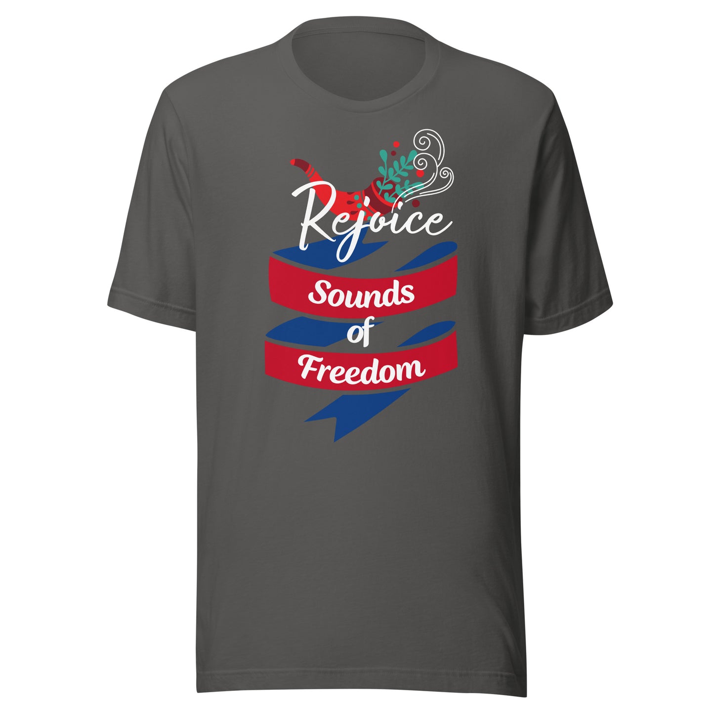 Rejoice Sounds of Freedom Shofar Unisex t-shirt