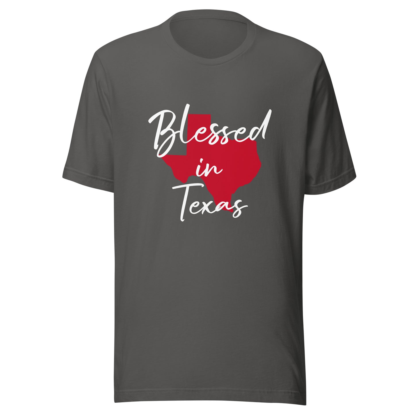 Blessed in Texas Red Unisex t-shirt
