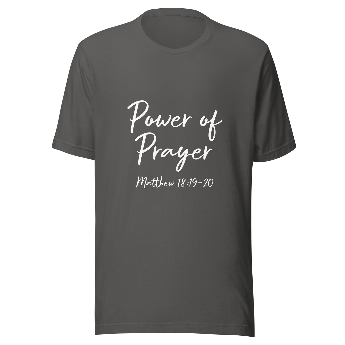 Power of Prayer Matt 18:19-20 Unisex t-shirt