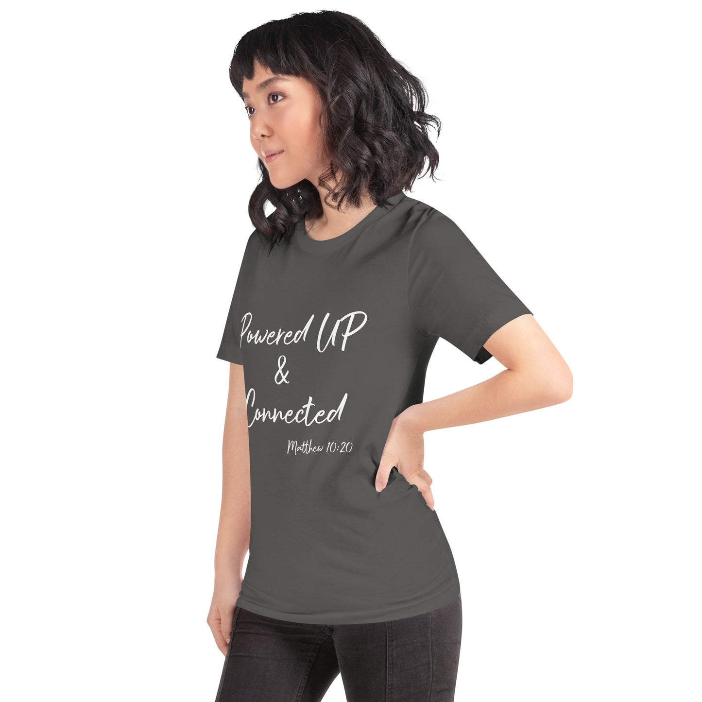 Powered UP & Connected Unisex t-shirt